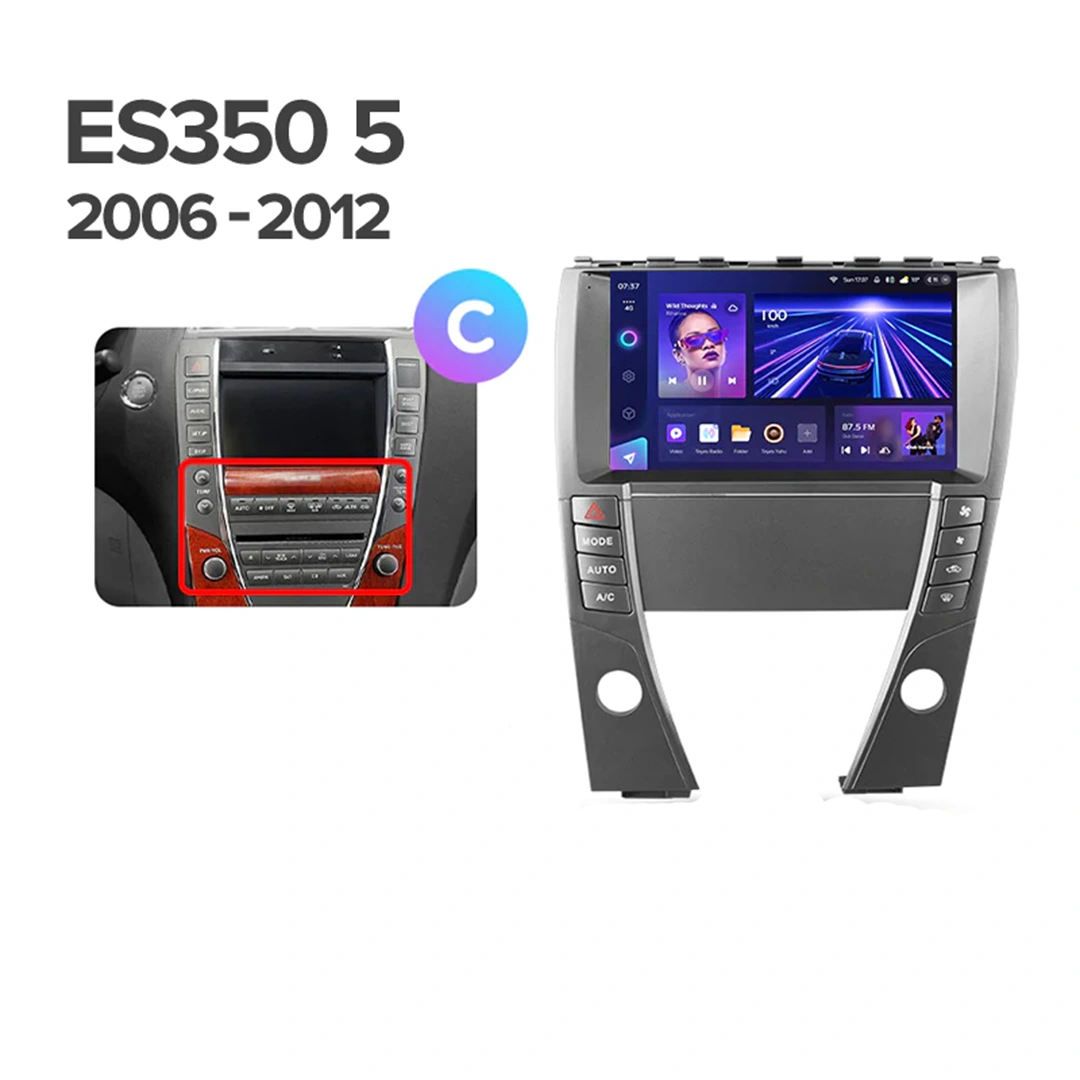 Navigatie Auto Teyes CC4L Lexus ES 2006-2012 6+64GB 9" QLED Qualcomm 2Ghz, Android 4G Bluetooth 5.1 DSP [3]
