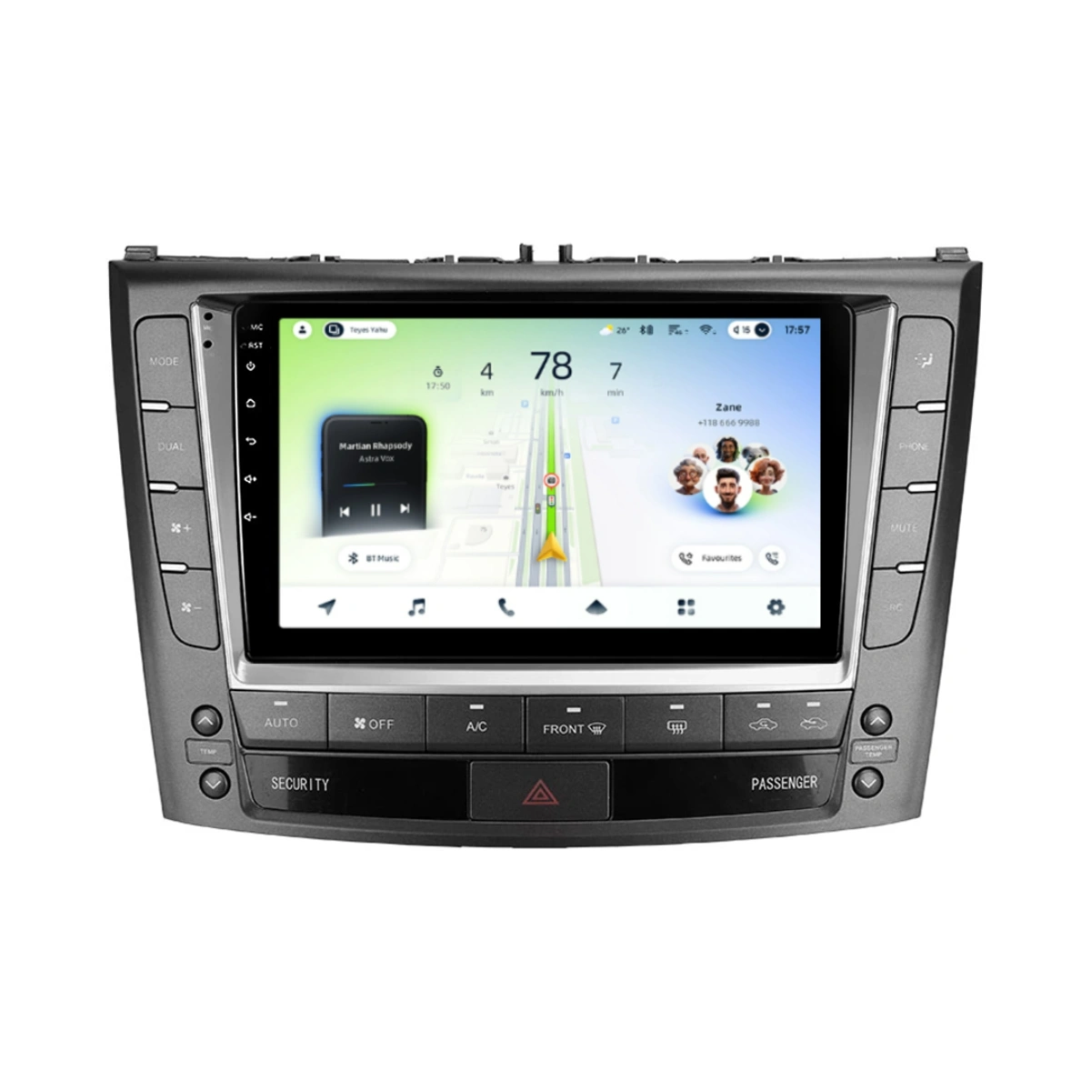 NAVIGATII LEXUS - Navigatie Auto Teyes CC4L Lexus IS 2005-2013 6+64GB 9" QLED Qualcomm 2Ghz, Android 4G Bluetooth 5.1 DSP