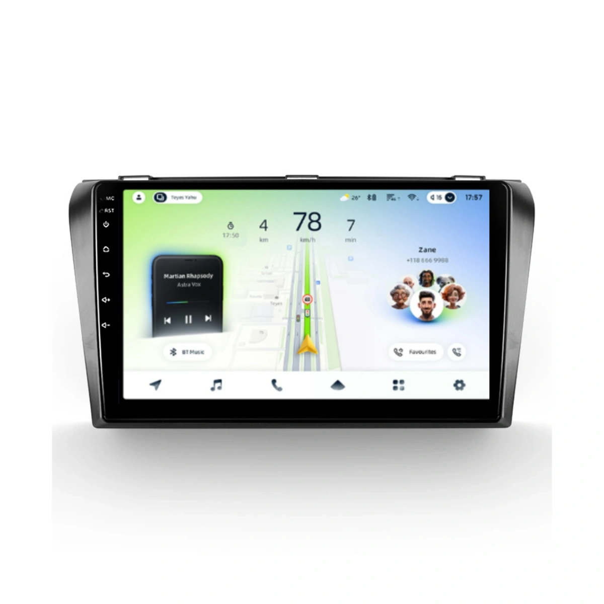 NAVIGATII MAZDA - Navigatie Auto Teyes CC4L Mazda 3 I 2003-2009 6+64GB 9" QLED Qualcomm 2Ghz, Android 4G Bluetooth 5.1 DSP