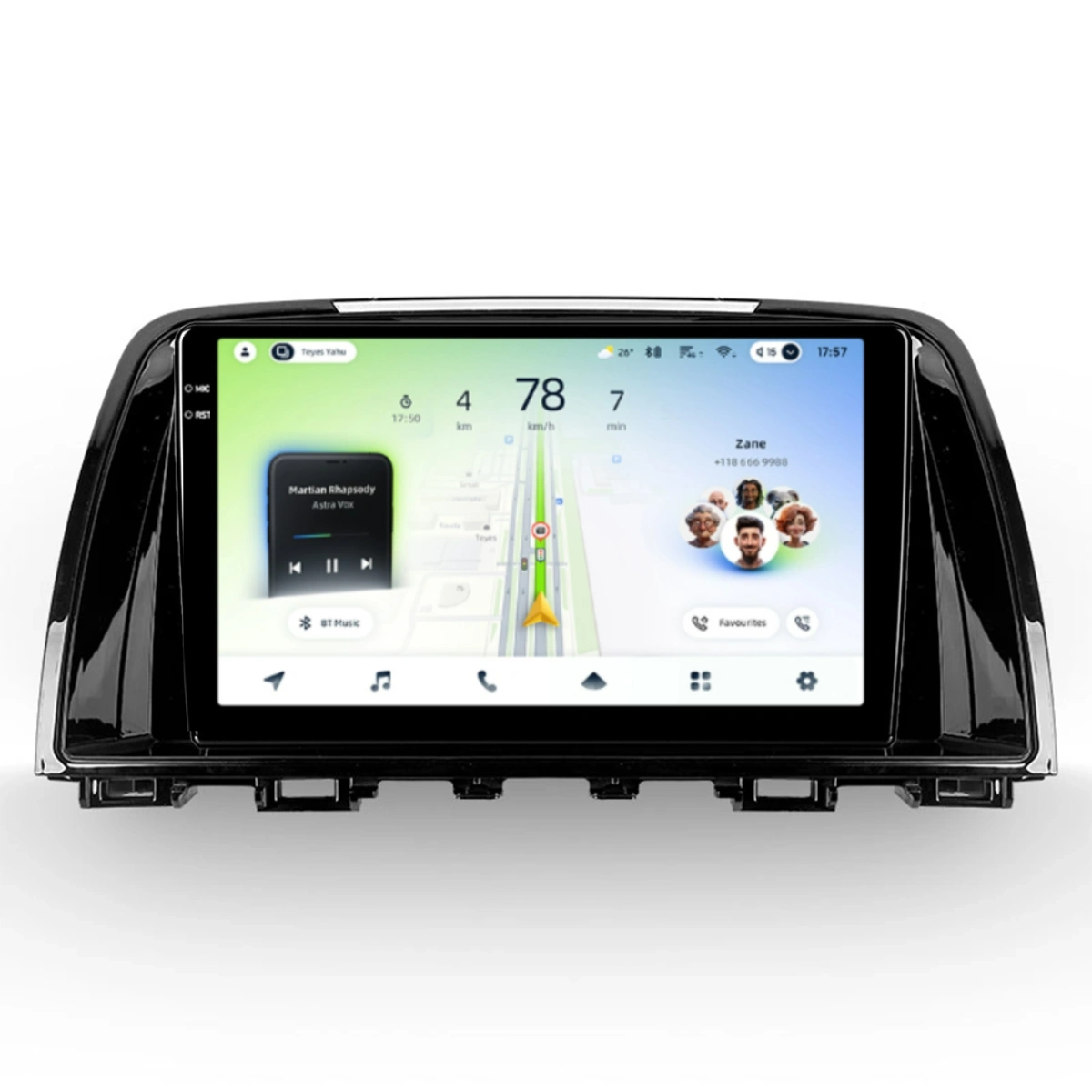 NAVIGATII MAZDA - Navigatie Auto Teyes CC4L Mazda 6 2012-2017 6+64GB 9" QLED Qualcomm 2Ghz, Android 4G Bluetooth 5.1 DSP