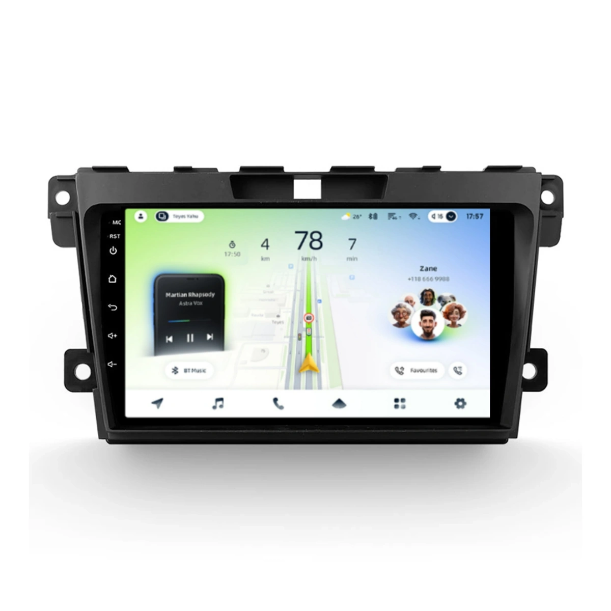 NAVIGATII MAZDA - Navigatie Auto Teyes CC4L Mazda CX-7 2009-2012 6+64GB 9" QLED Qualcomm 2Ghz, Android 4G Bluetooth 5.1 DSP