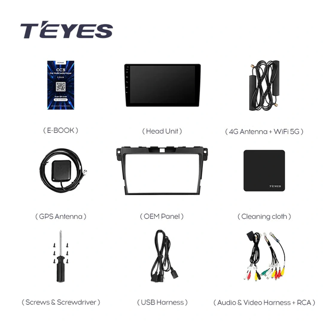 Navigatie Auto Teyes CC4L Mazda CX-7 2009-2012 6+64GB 9" QLED Qualcomm 2Ghz, Android 4G Bluetooth 5.1 DSP [3]