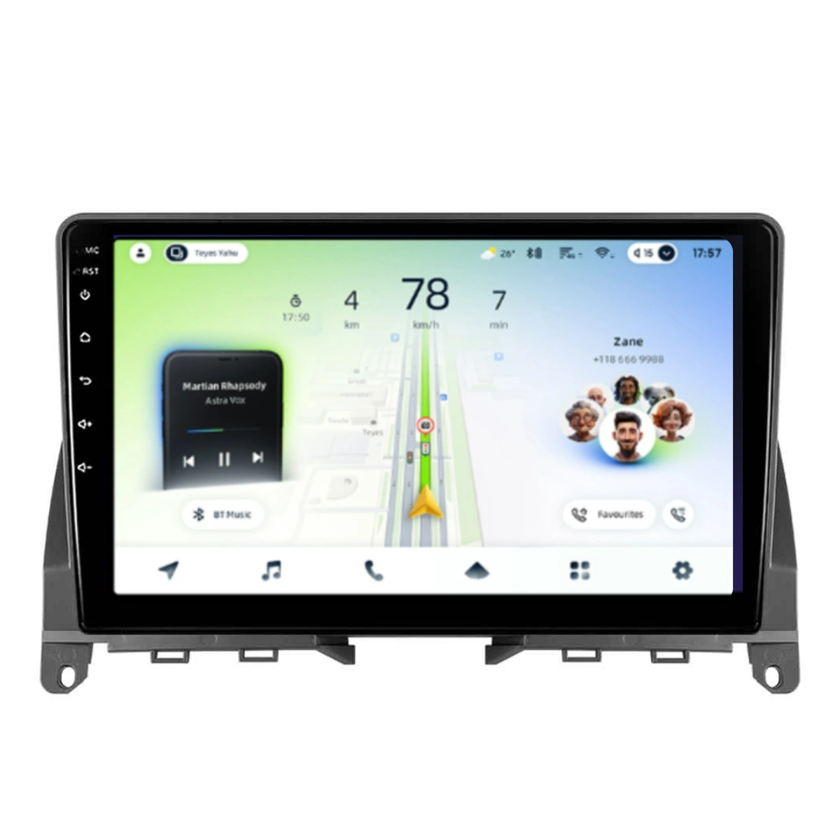 Soundhouse - Navigatie Auto Teyes CC4L Mercedes-Benz C Class W204 2008-2011 6+64GB 9" QLED Qualcomm 2Ghz, Android 4G Bluetooth 5.1 DSP