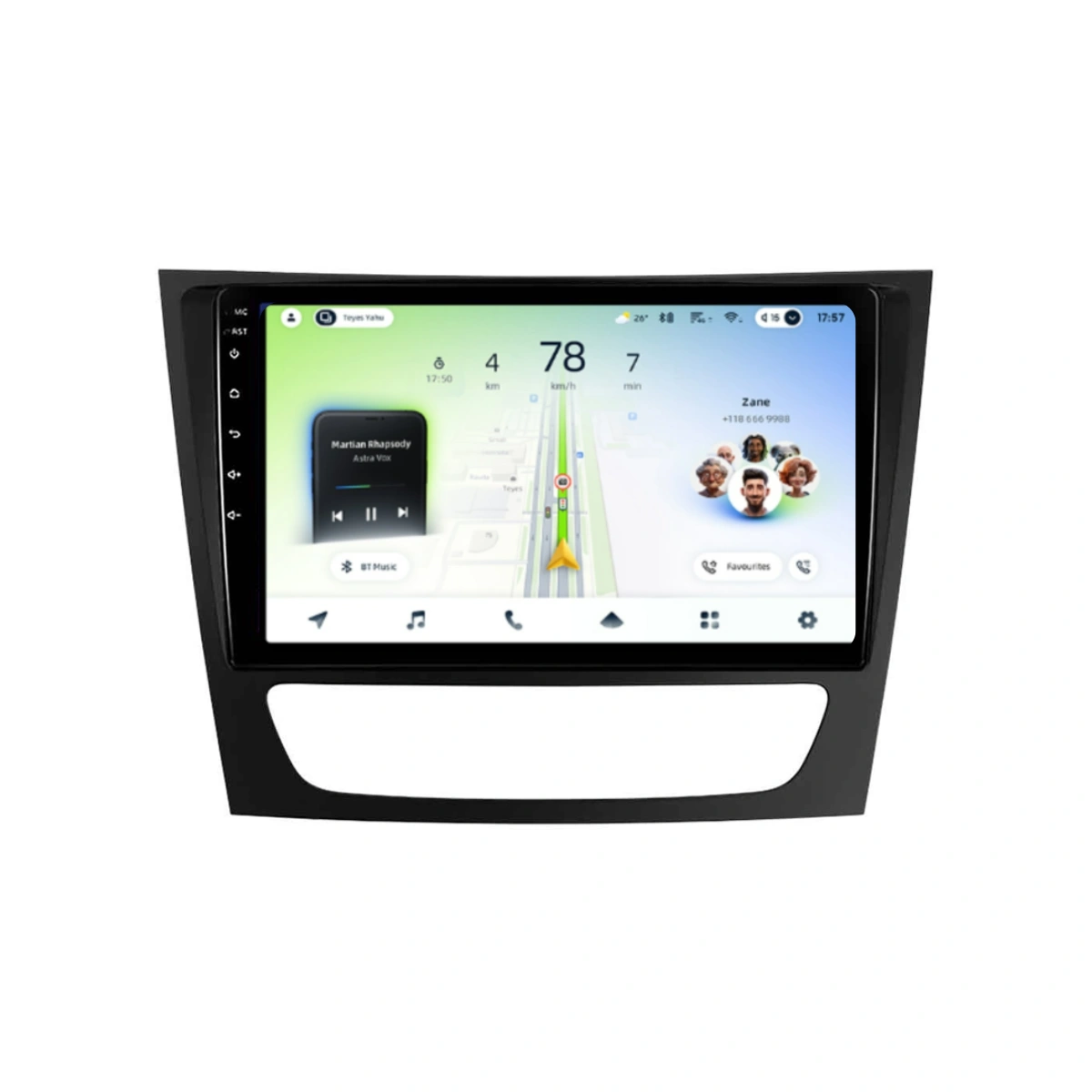 Soundhouse - Navigatie Auto Teyes CC4L Mercedes-Benz CLS Class C219 2004-2010 6+64GB 9" QLED Qualcomm 2Ghz, Android 4G Bluetooth 5.1 DSP