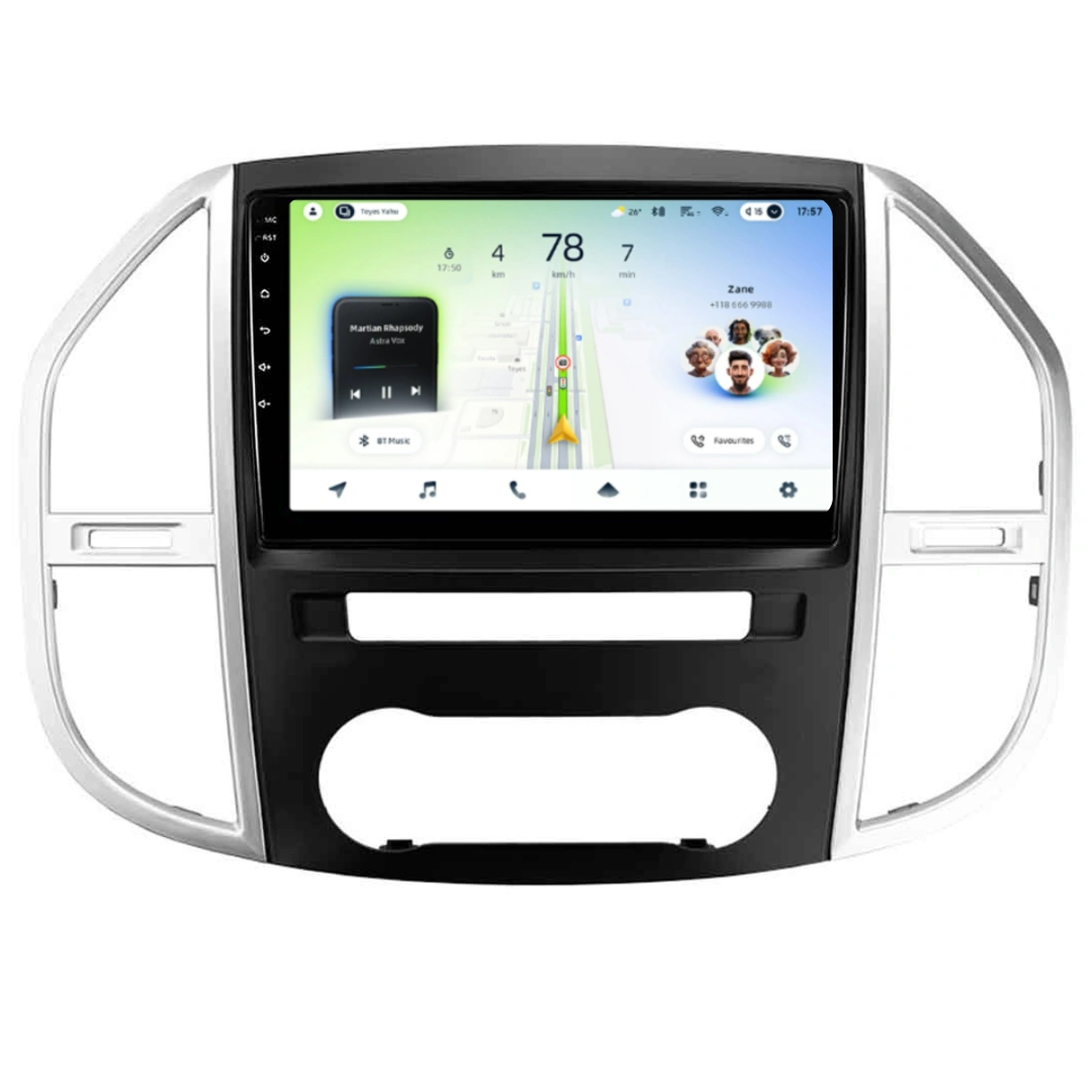 NAVIGATII MERCEDES-BENZ - Navigatie Auto Teyes CC4L Mercedes-Benz Vito 3 2014-2023 6+64GB 10.2" QLED Qualcomm 2Ghz, Android 4G Bluetooth 5.1 DSP