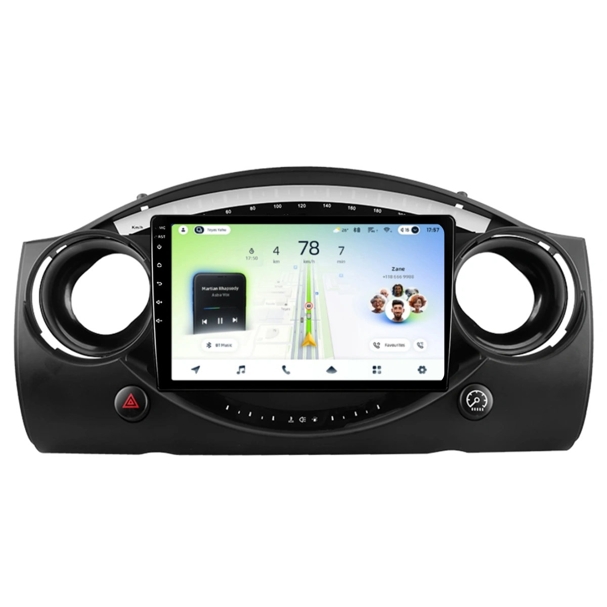 NAVIGATII MINI - Navigatie Auto Teyes CC4L MINI 2000-2006 6+64GB 9" QLED Qualcomm 2Ghz, Android 4G Bluetooth 5.1 DSP