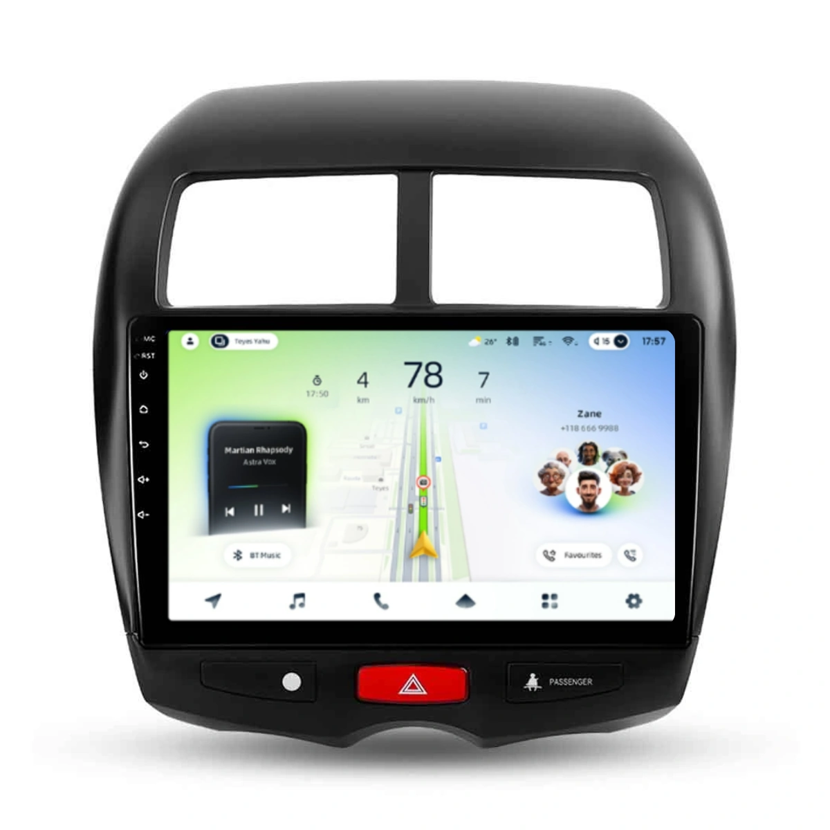 NAVIGATII MITSUBISHI - Navigatie Auto Teyes CC4L Mitsubishi ASX 1 2010-2016 6+64GB 10.2" QLED Qualcomm 2Ghz, Android 4G Bluetooth 5.1 DSP