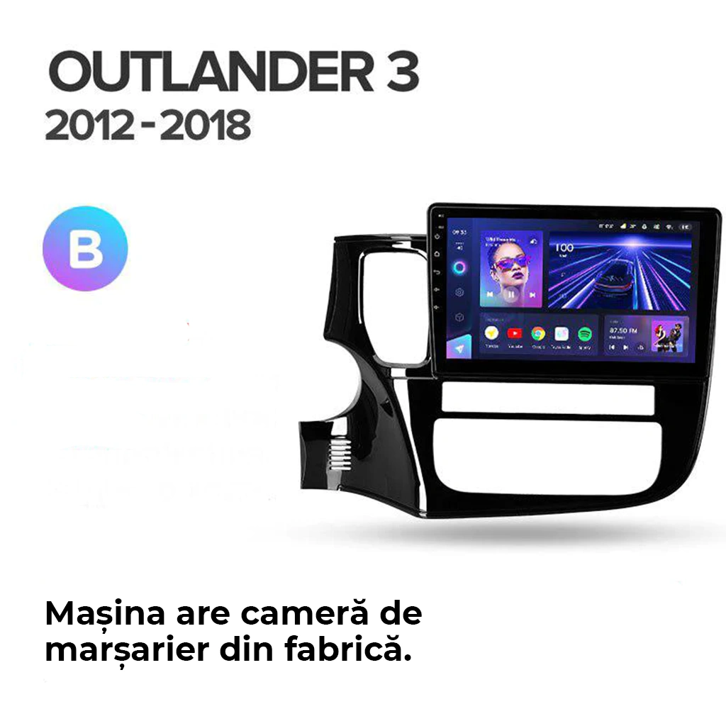 Navigatie Auto Teyes CC4L Mitsubishi Outlander 3 2013-2018 6+64GB 10.2" QLED Qualcomm 2Ghz, Android 4G Bluetooth 5.1 DSP [4]