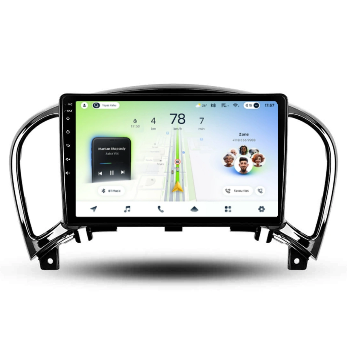 Soundhouse - Navigatie Auto Teyes CC4L Nissan Juke 2010-2014 6+64GB 9" QLED Qualcomm 2Ghz, Android 4G Bluetooth 5.1 DSP