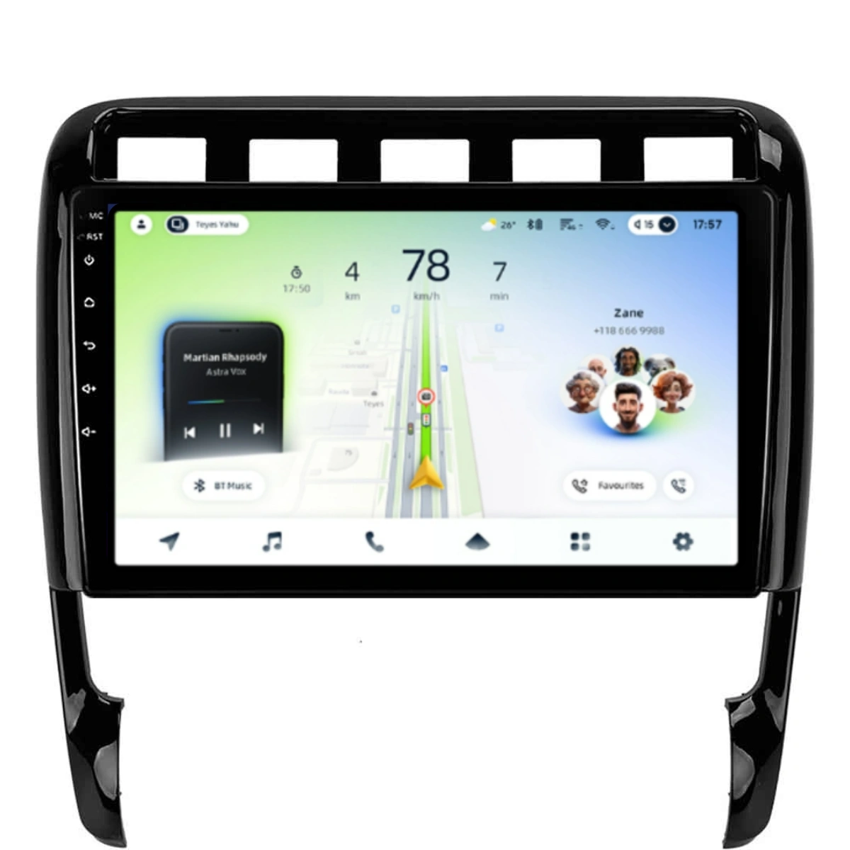 NAVIGATII PORSCHE - Navigatie Auto Teyes CC4L Porsche Cayenne 2002-2010 6+64GB 9" QLED Qualcomm 2Ghz, Android 4G Bluetooth 5.1 DSP