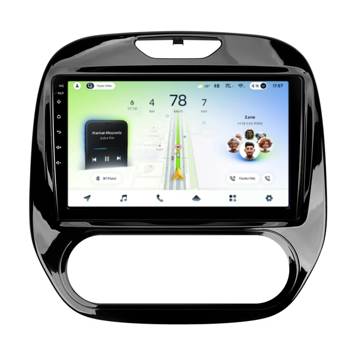 NAVIGATII RENAULT - Navigatie Auto Teyes CC4L Renault Captur 2016-2019 6+64GB 9" QLED Qualcomm 2Ghz, Android 4G Bluetooth 5.1 DSP