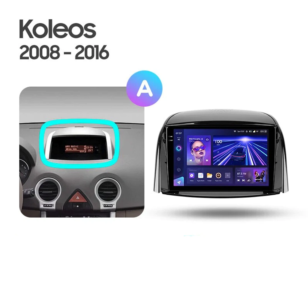 Navigatie Auto Teyes CC4L Renault Koleos 2008 - 2016 6+64GB 9" QLED Qualcomm 2Ghz, Android 4G Bluetooth 5.1 DSP [1]