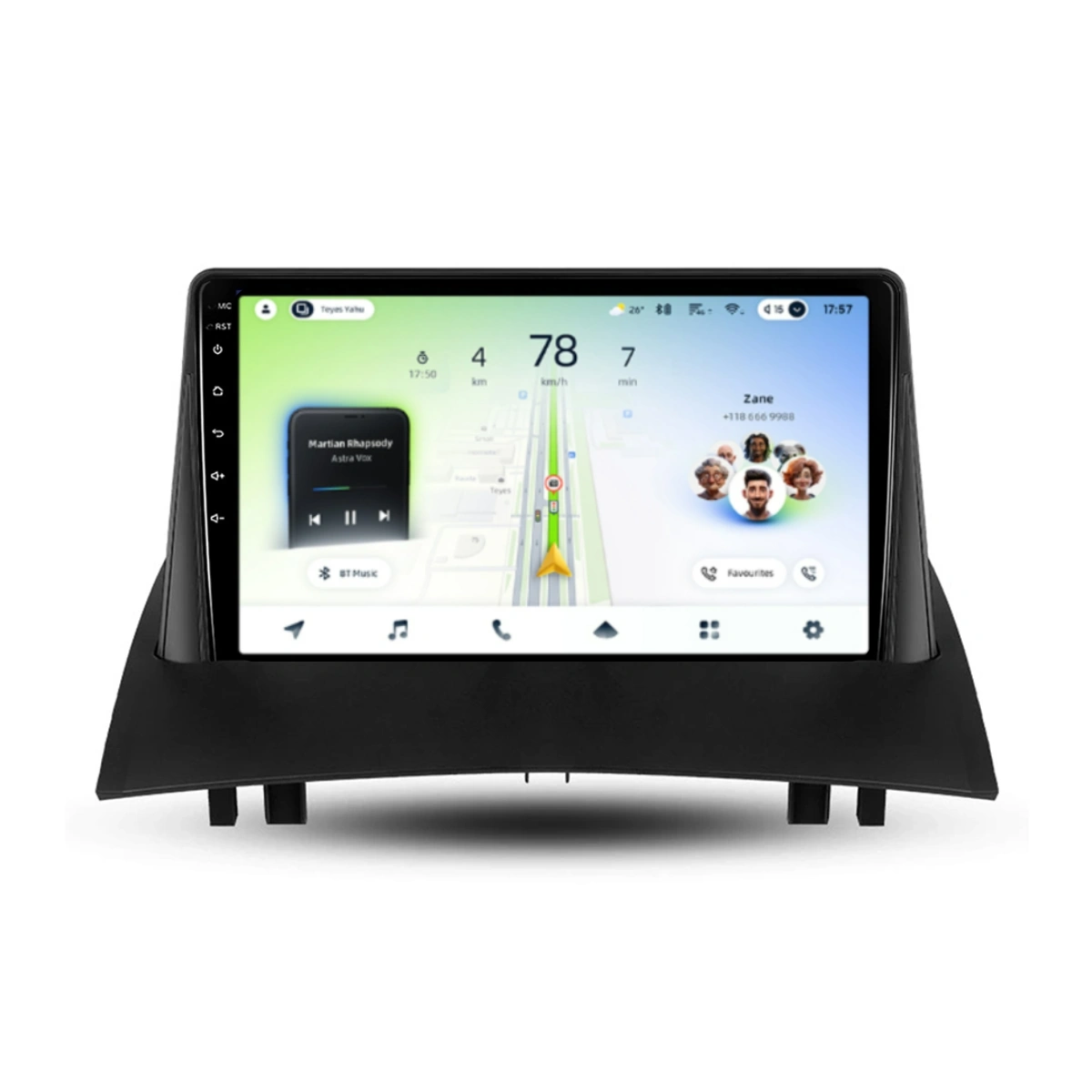 NAVIGATII RENAULT - Navigatie Auto Teyes CC4L Renault Megane 2 2002-2009 6+64GB 9" QLED Qualcomm 2Ghz, Android 4G Bluetooth 5.1 DSP