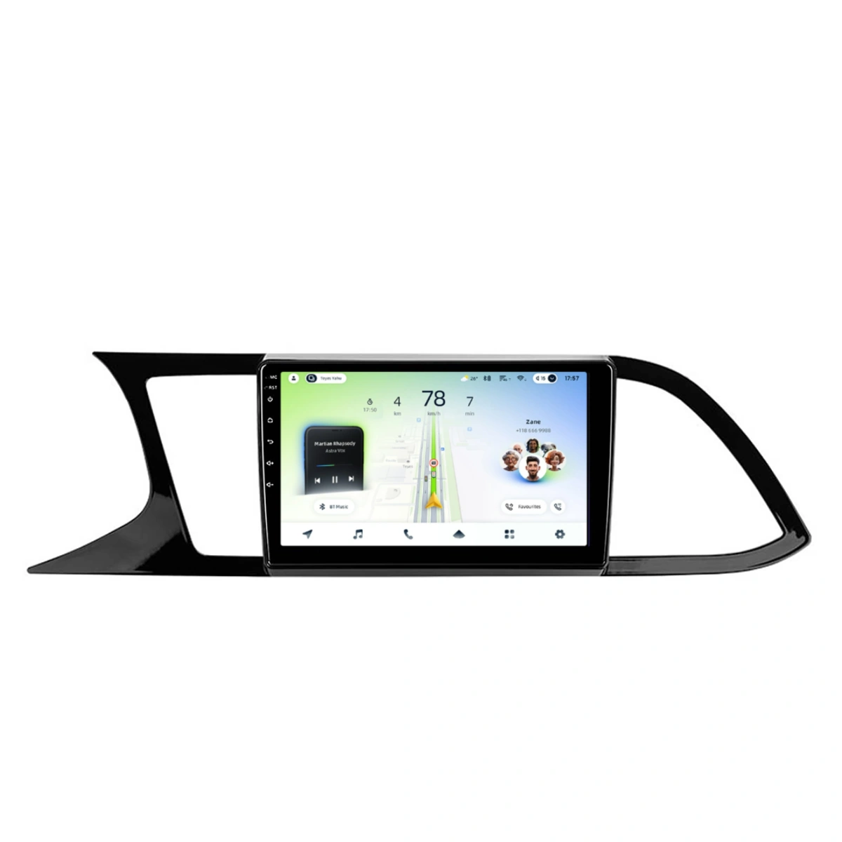 NAVIGATII SEAT - Navigatie Auto Teyes CC4L Seat Leon 3 2012-2020 6+64GB 9" QLED Qualcomm 2Ghz, Android 4G Bluetooth 5.1 DSP