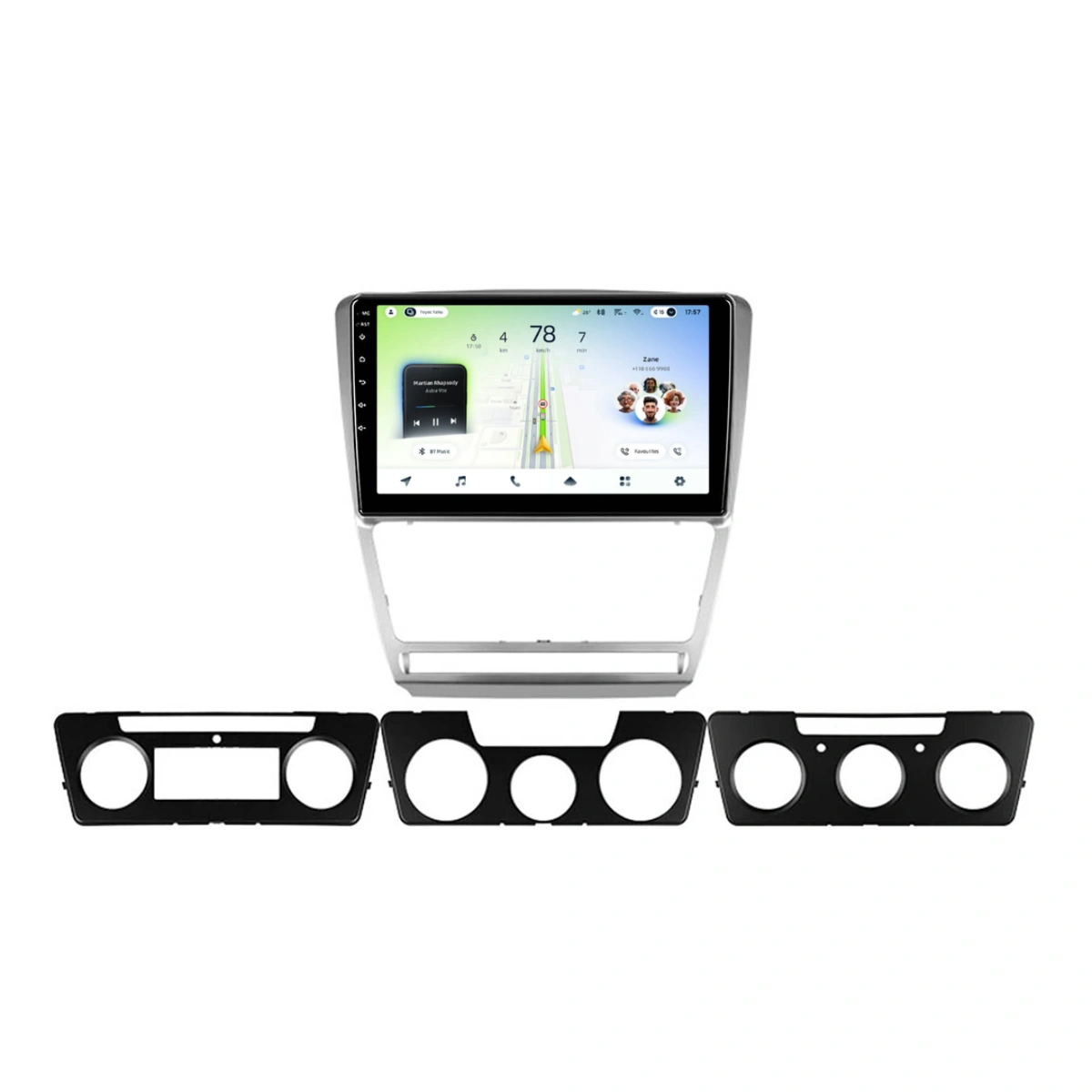 NAVIGATII SKODA - Navigatie Auto Teyes CC4L Skoda Octavia 2 2004-2013 6+64GB 10.2" QLED Qualcomm 2Ghz, Android 4G Bluetooth 5.1 DSP