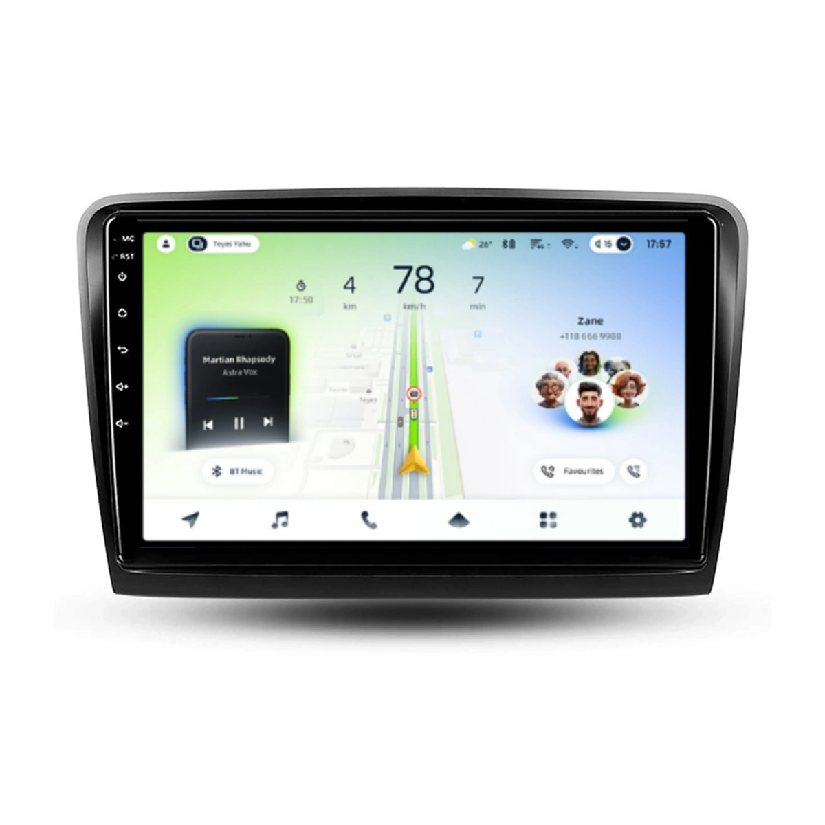 NAVIGATII SKODA - Navigatie Auto Teyes CC4L Skoda Superb 2 2008-2015 6+64GB 10.2" QLED Qualcomm 2Ghz, Android 4G Bluetooth 5.1 DSP