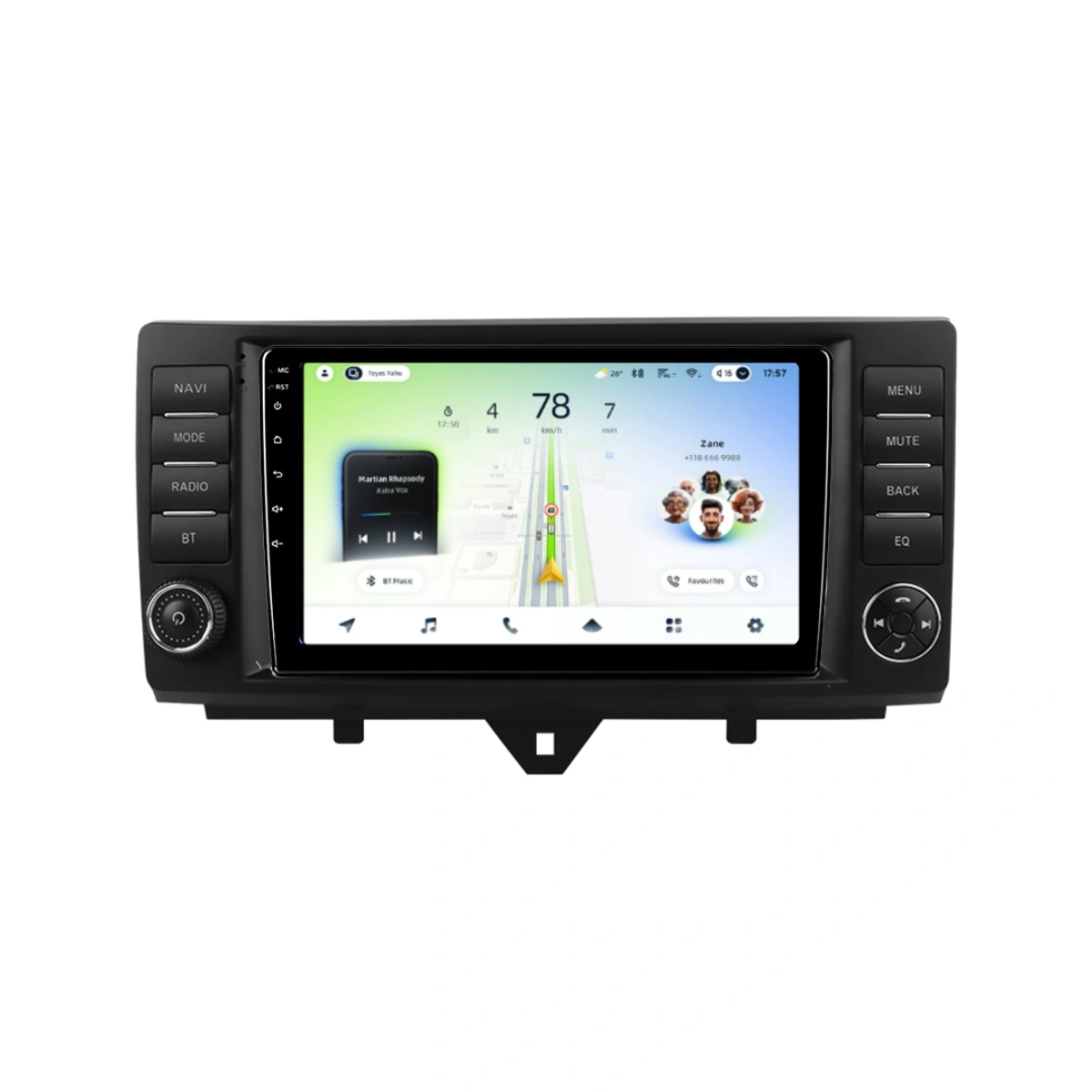 NAVIGATII SMART - Navigatie Auto Teyes CC4L Smart Fortwo 2007-2014 6+64GB 9" QLED Qualcomm 2Ghz, Android 4G Bluetooth 5.1 DSP
