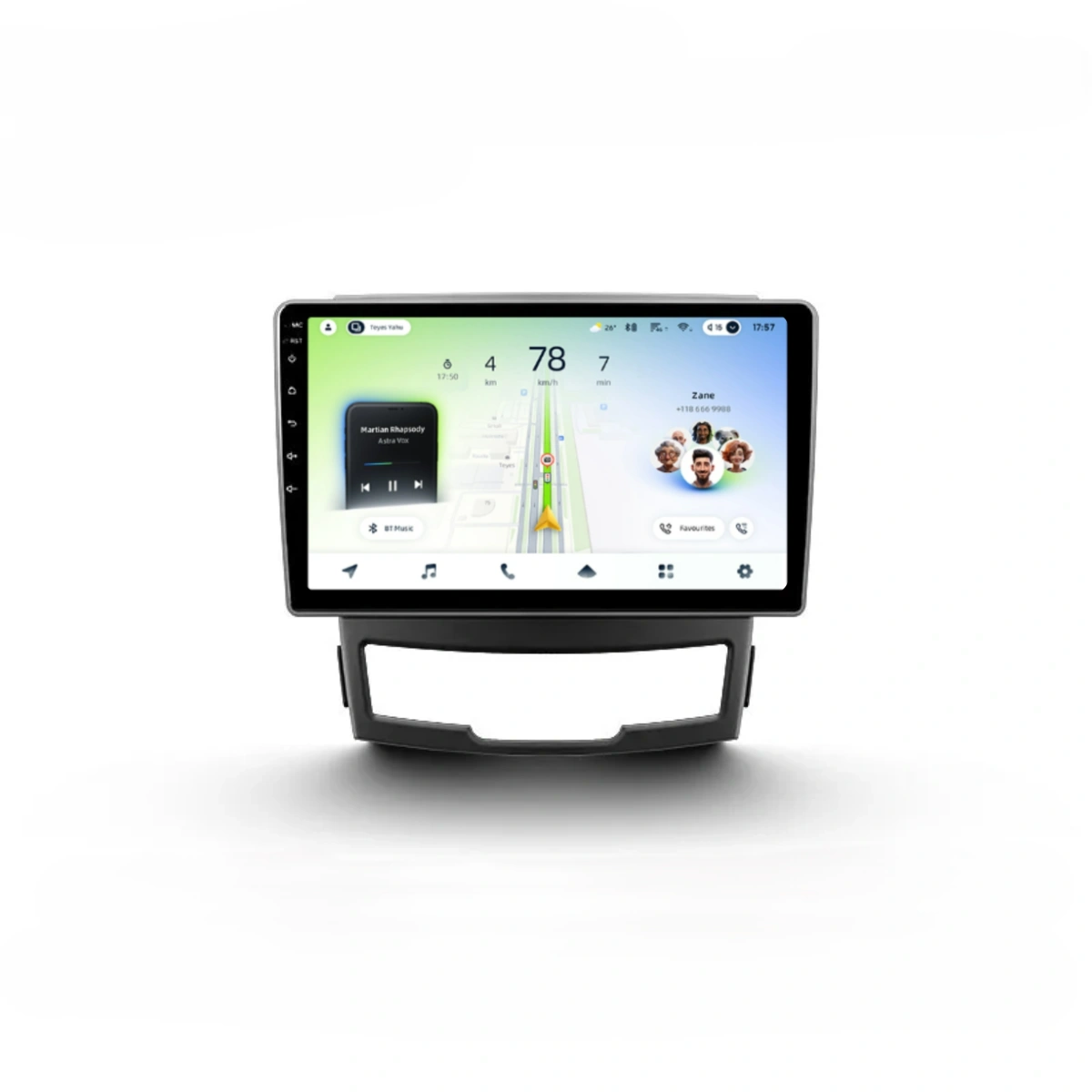 NAVIGATII SSANGYONG - Navigatie Auto Teyes CC4L SsangYong Korando 3 2010-2013 6+64GB 9" QLED Qualcomm 2Ghz, Android 4G Bluetooth 5.1 DSP