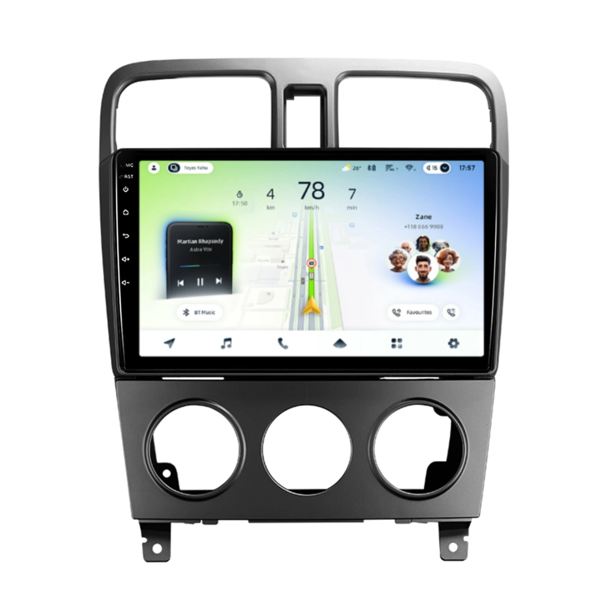 NAVIGATII SUBARU - Navigatie Auto Teyes CC4L Subaru Forester 2 2002-2008 6+64GB 9" QLED Qualcomm 2Ghz, Android 4G Bluetooth 5.1 DSP