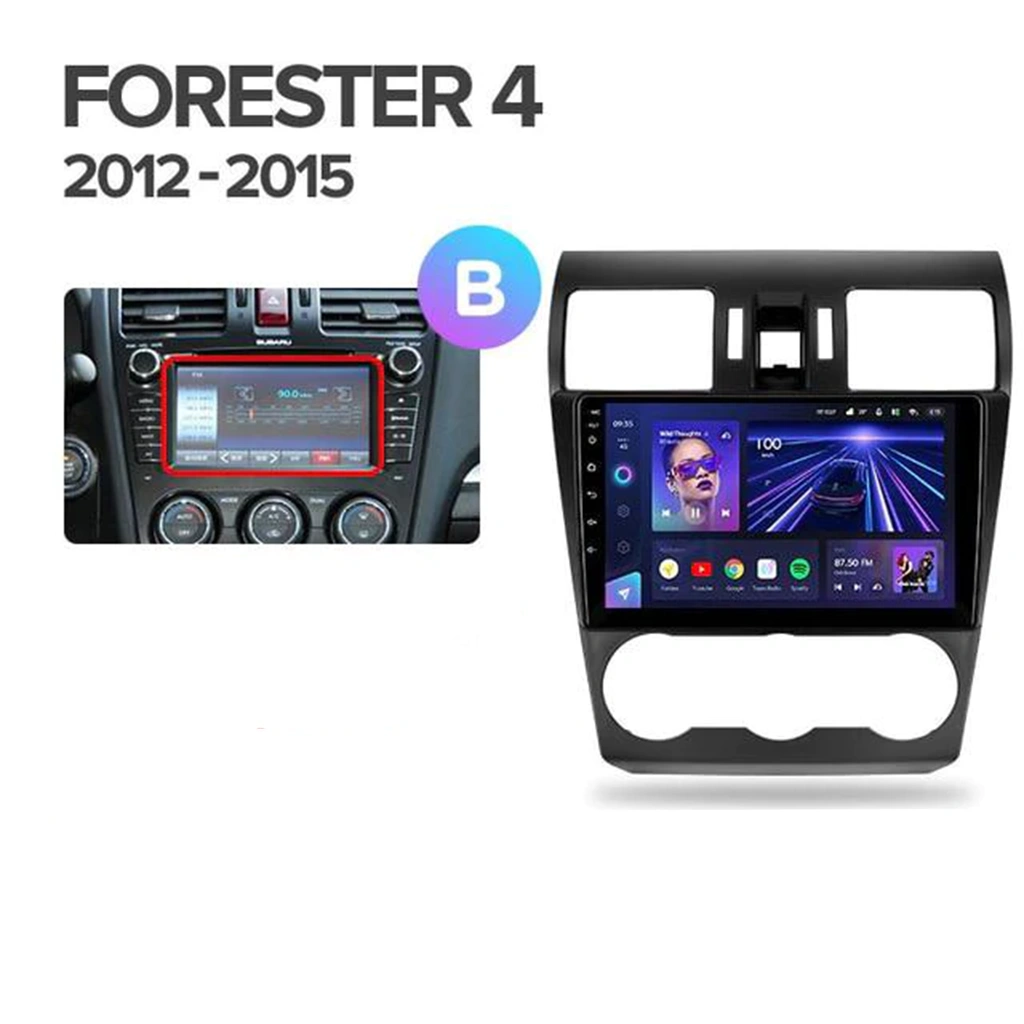 Navigatie Auto Teyes CC4L Subaru Forester 4 2012-2018 6+64GB 9" QLED Qualcomm 2Ghz, Android 4G Bluetooth 5.1 DSP [3]