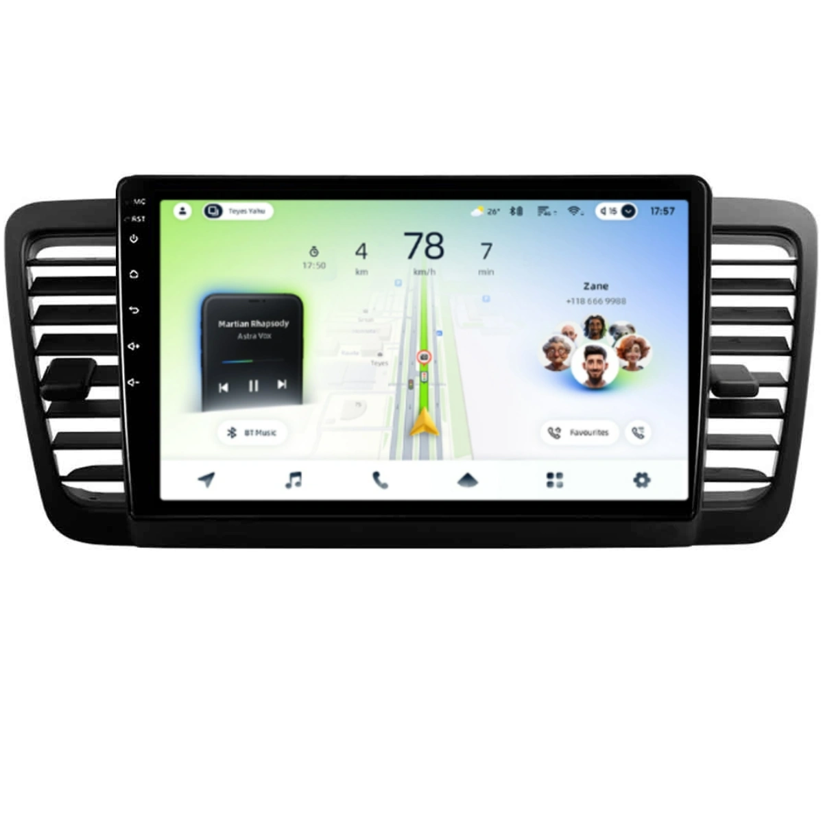 NAVIGATII SUBARU - Navigatie Auto Teyes CC4L Subaru Legacy 4 2003-2009 6+64GB 9" QLED Qualcomm 2Ghz, Android 4G Bluetooth 5.1 DSP