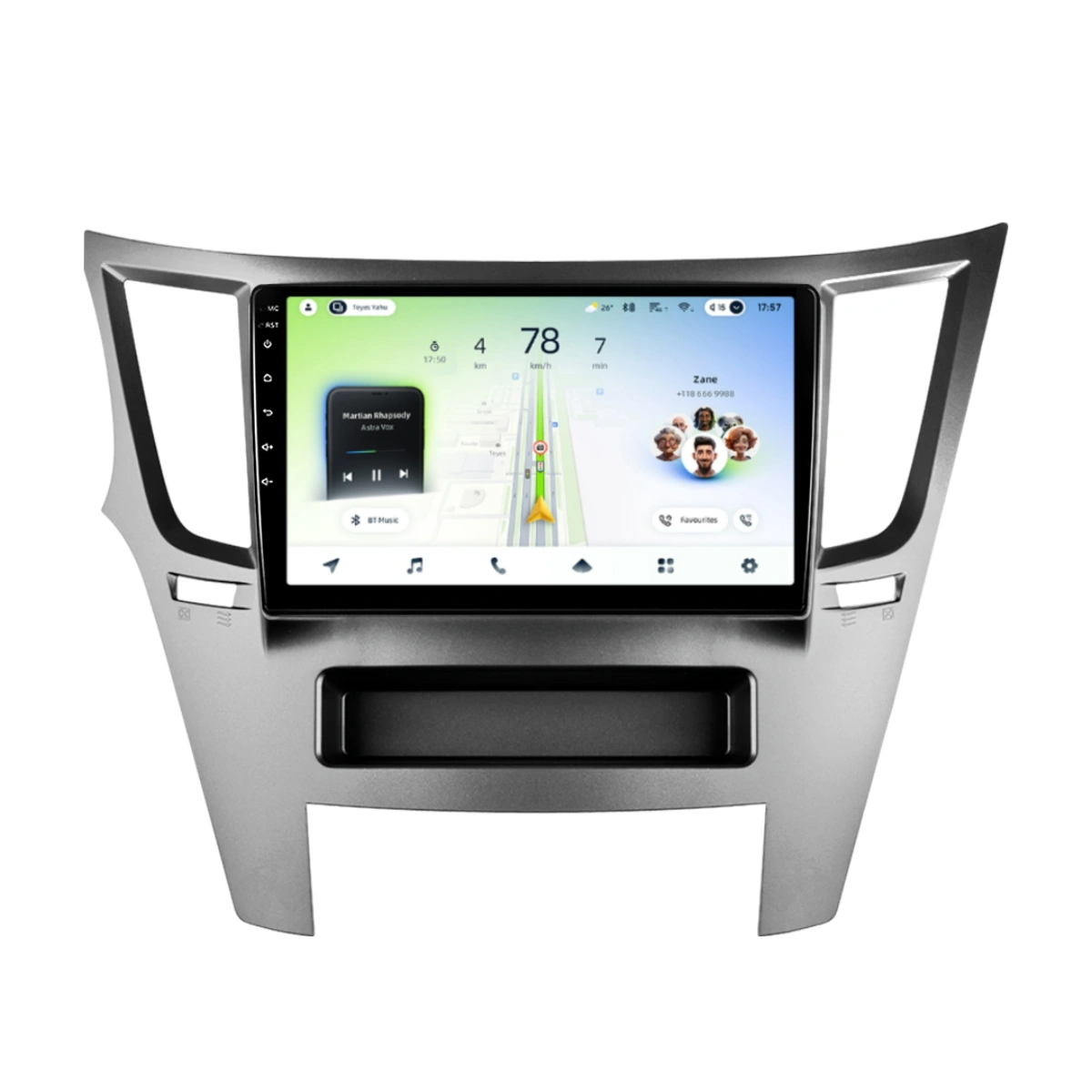 NAVIGATII SUBARU - Navigatie Auto Teyes CC4L Subaru Legacy 5 2009-2014 6+64GB 9" QLED Qualcomm 2Ghz, Android 4G Bluetooth 5.1 DSP