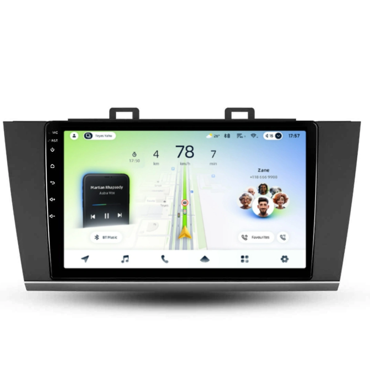 NAVIGATII SUBARU - Navigatie Auto Teyes CC4L Subaru Outback 5 2014-2018 6+64GB 9" QLED Qualcomm 2Ghz, Android 4G Bluetooth 5.1 DSP