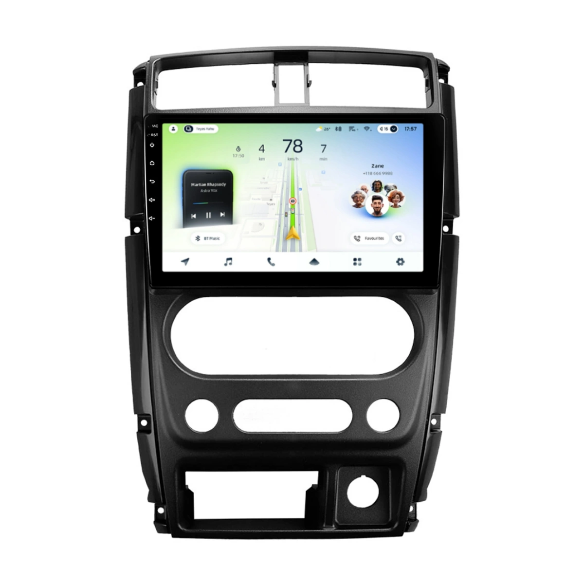 NAVIGATII SUZUKI - Navigatie Auto Teyes CC4L Suzuki Jimny 3 2005-2019 6+64GB 9" QLED Qualcomm 2Ghz, Android 4G Bluetooth 5.1 DSP