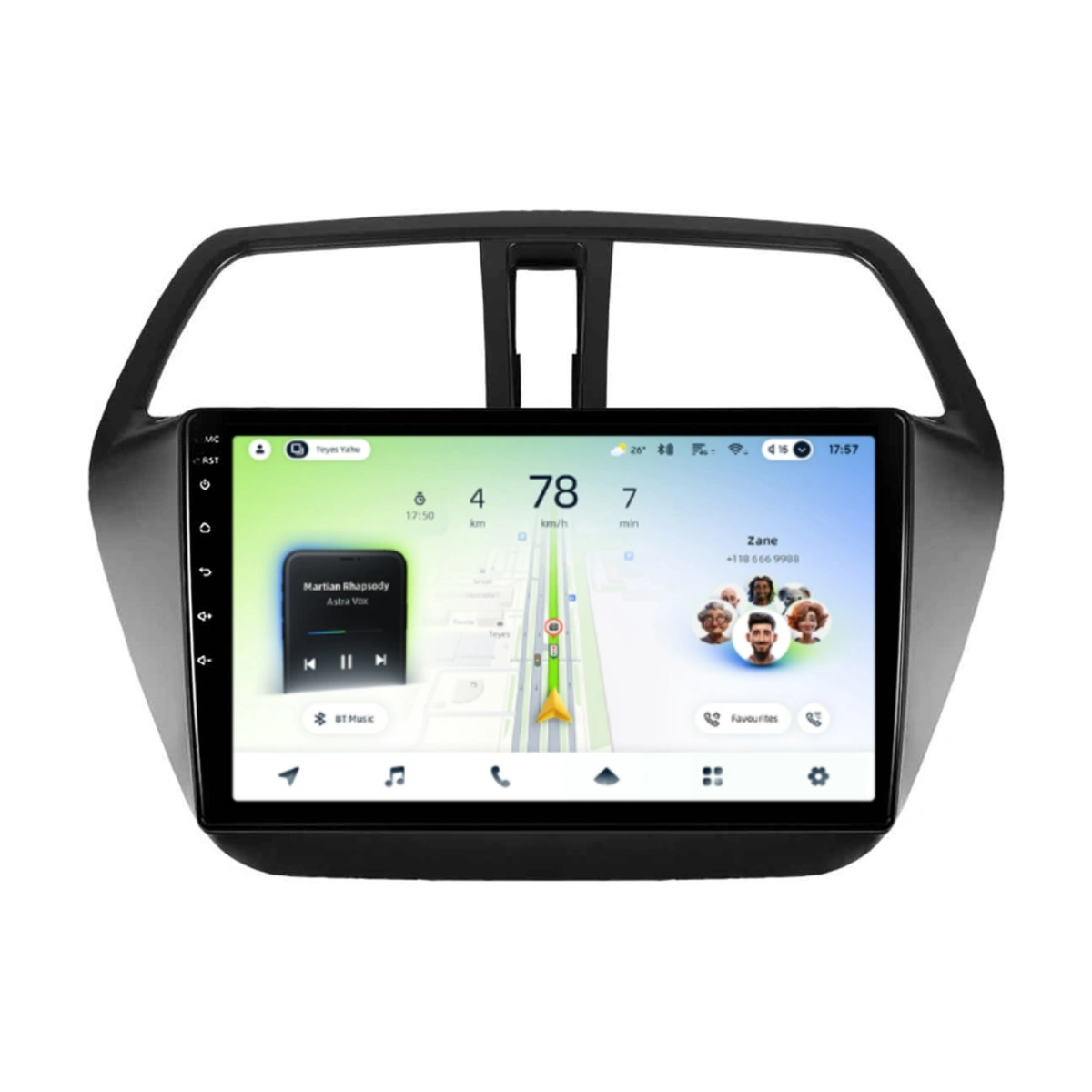 NAVIGATII SUZUKI - Navigatie Auto Teyes CC4L Suzuki S Cross 2012-2016 6+64GB 9" QLED Qualcomm 2Ghz, Android 4G Bluetooth 5.1 DSP