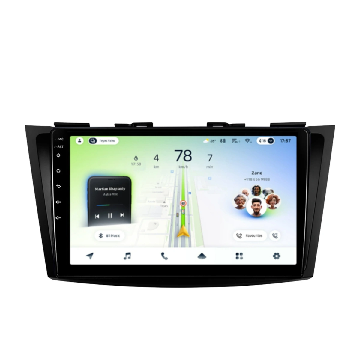 NAVIGATII SUZUKI - Navigatie Auto Teyes CC4L Suzuki Swift 4 2011-2017 6+64GB 9" QLED Qualcomm 2Ghz, Android 4G Bluetooth 5.1 DSP
