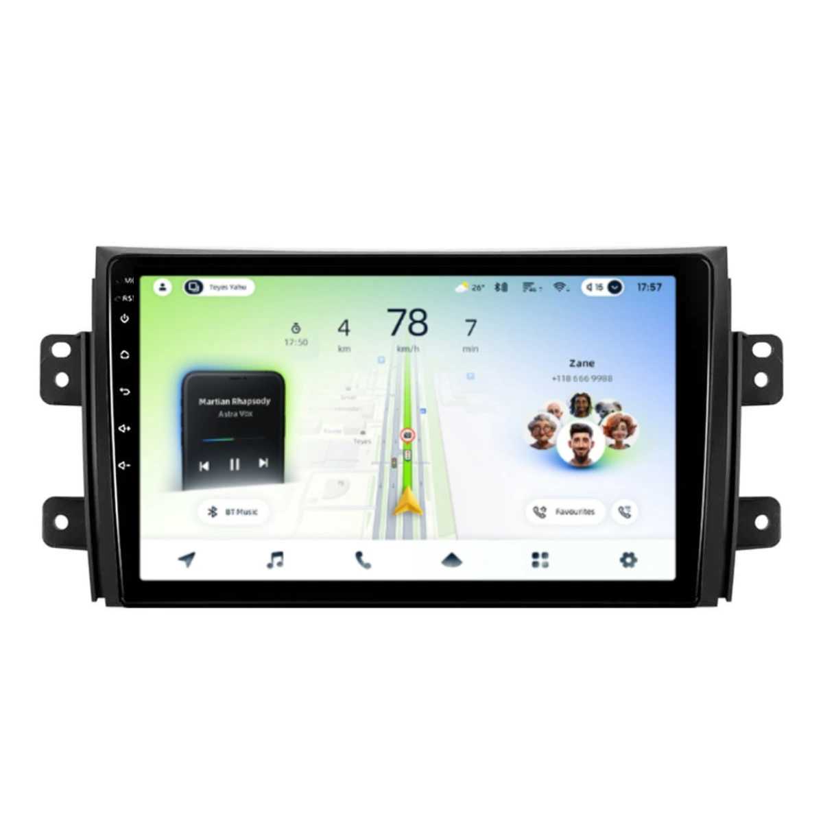NAVIGATII SUZUKI - Navigatie Auto Teyes CC4L Suzuki SX4 1 2006-2014 6+64GB 9" QLED Qualcomm 2Ghz, Android 4G Bluetooth 5.1 DSP