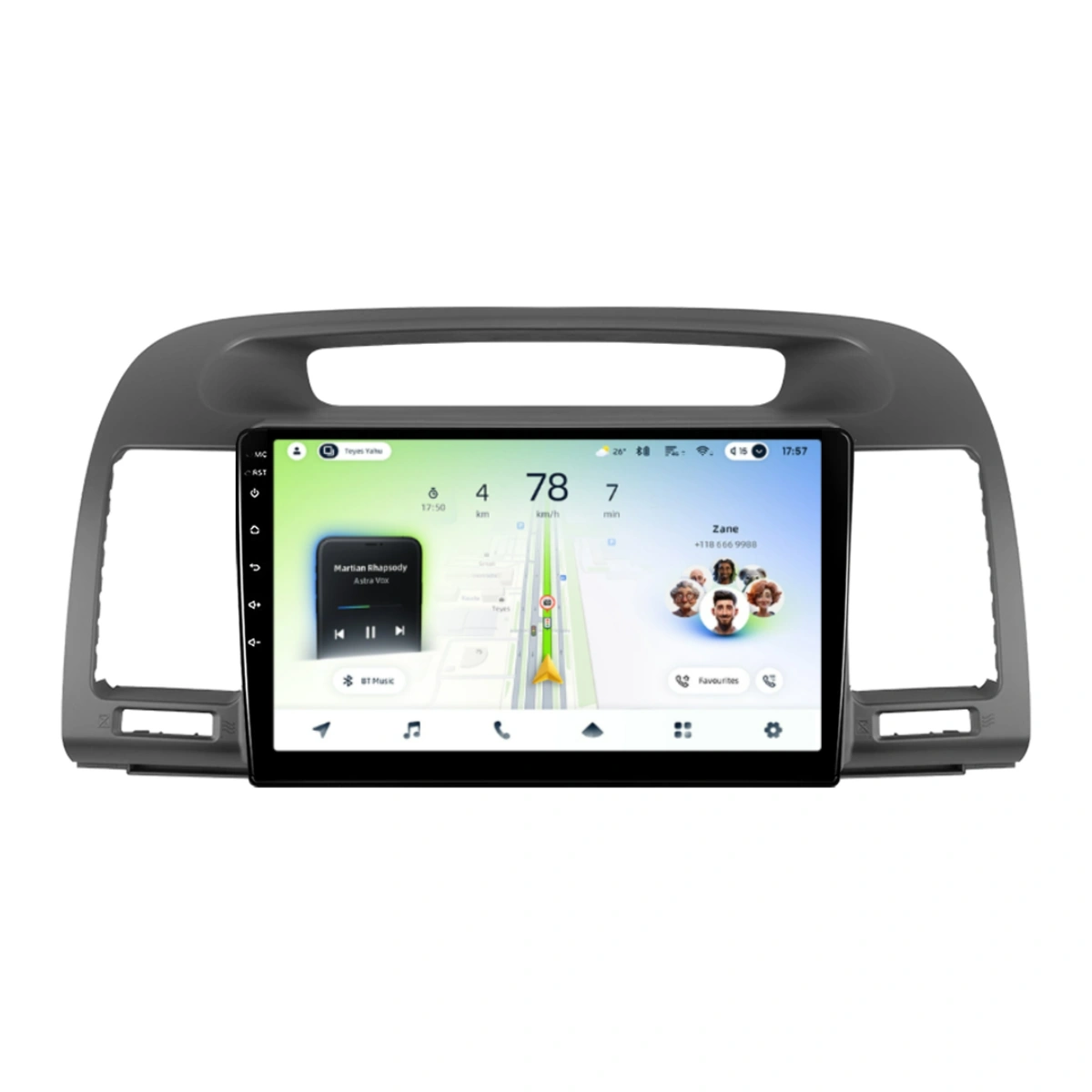Soundhouse - Navigatie Auto Teyes CC4L Toyota Camry 5 2001-2006 6+64GB 9" QLED Qualcomm 2Ghz, Android 4G Bluetooth 5.1 DSP