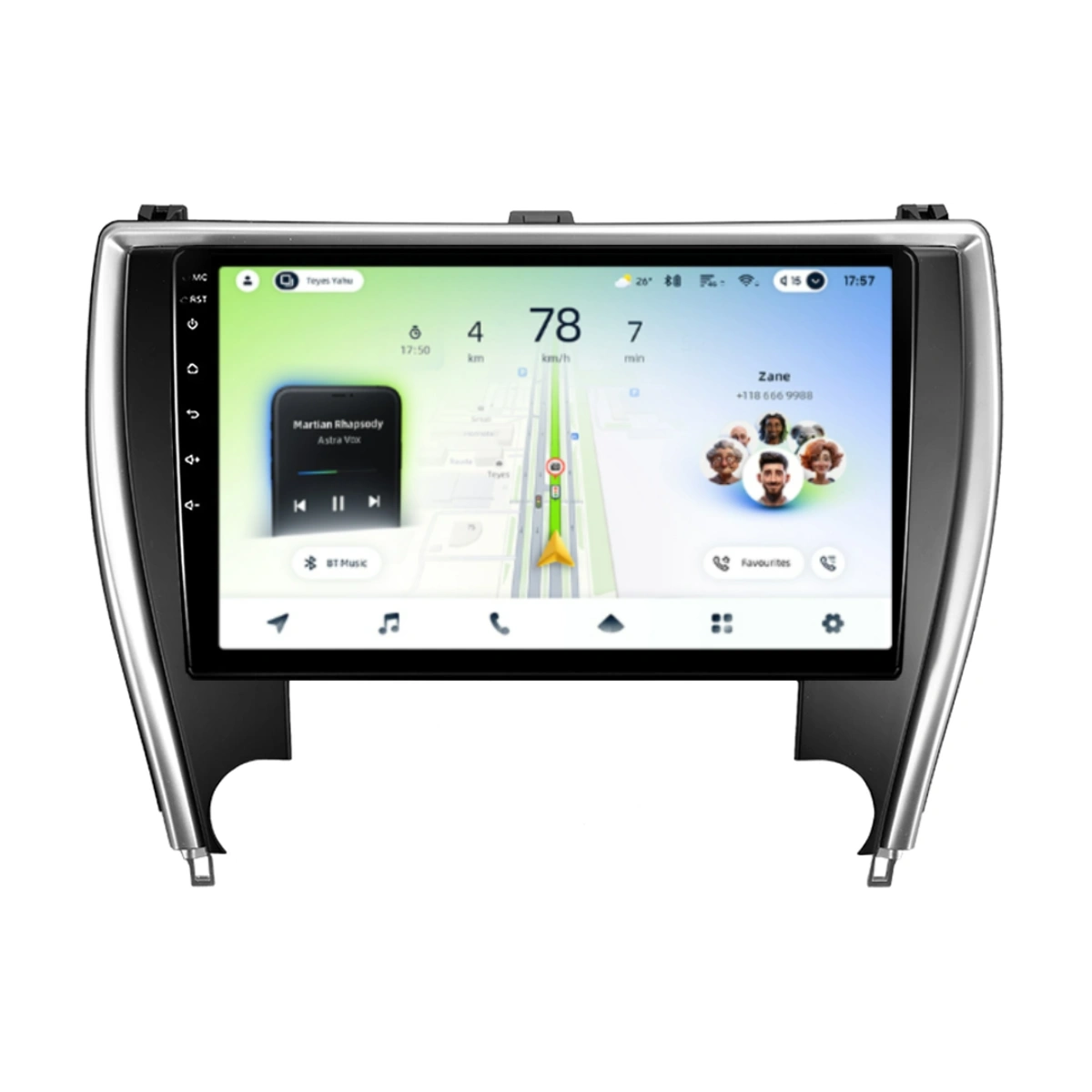 NAVIGATII TOYOTA - Navigatie Auto Teyes CC4L Toyota Camry 7 USA 2014-2017 6+64GB 10.2" QLED Qualcomm 2Ghz, Android 4G Bluetooth 5.1 DSP