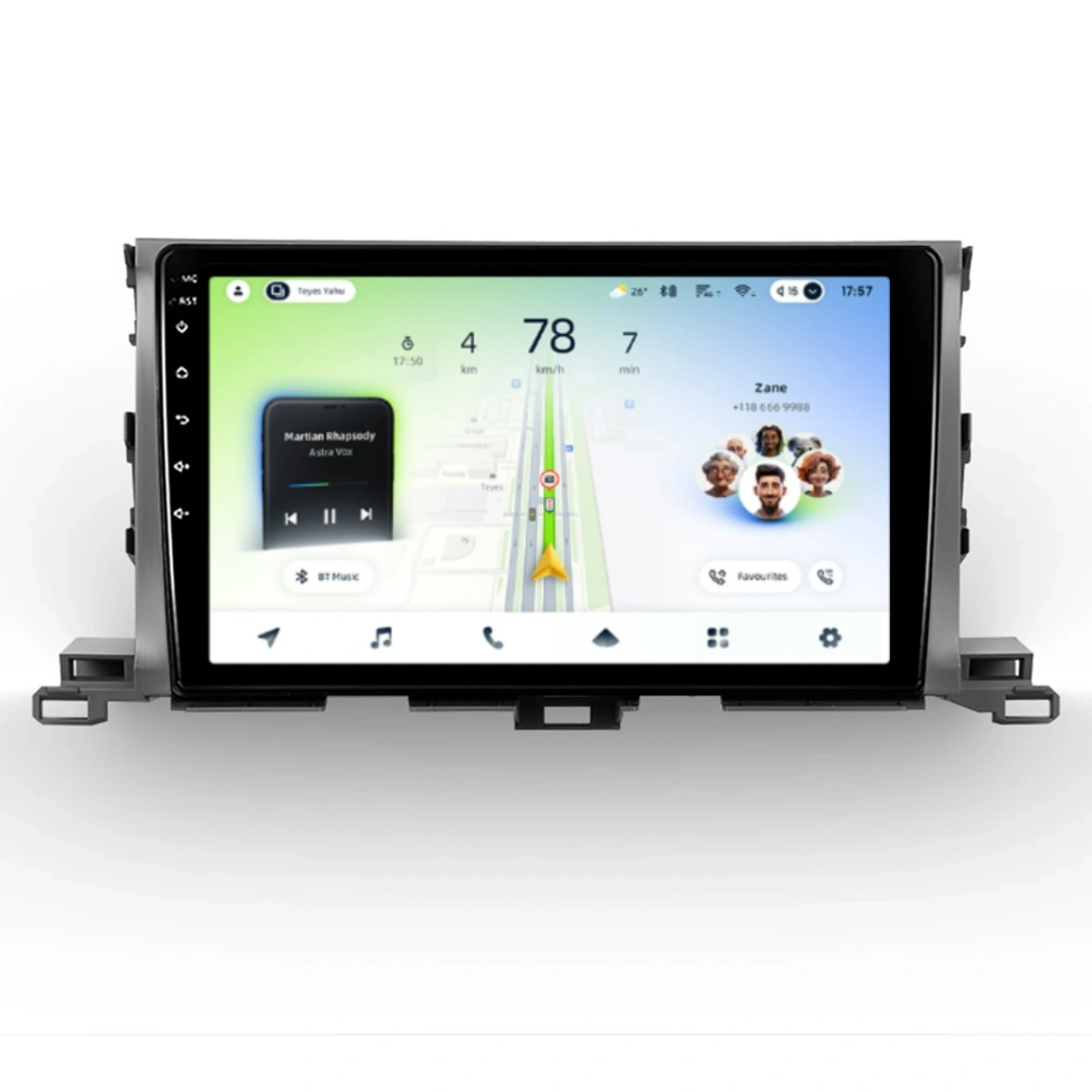 NAVIGATII TOYOTA - Navigatie Auto Teyes CC4L Toyota Highlander 3 2013-2018 6+64GB 10.2" QLED Qualcomm 2Ghz, Android 4G Bluetooth 5.1 DSP