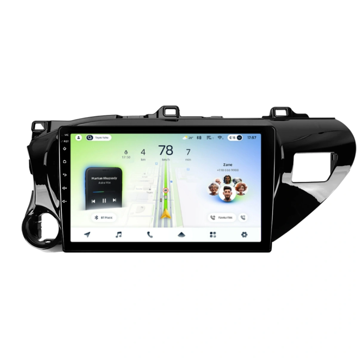 NAVIGATII TOYOTA - Navigatie Auto Teyes CC4L Toyota Hilux 2015-2020 6+64GB 10.2" QLED Qualcomm 2Ghz, Android 4G Bluetooth 5.1 DSP