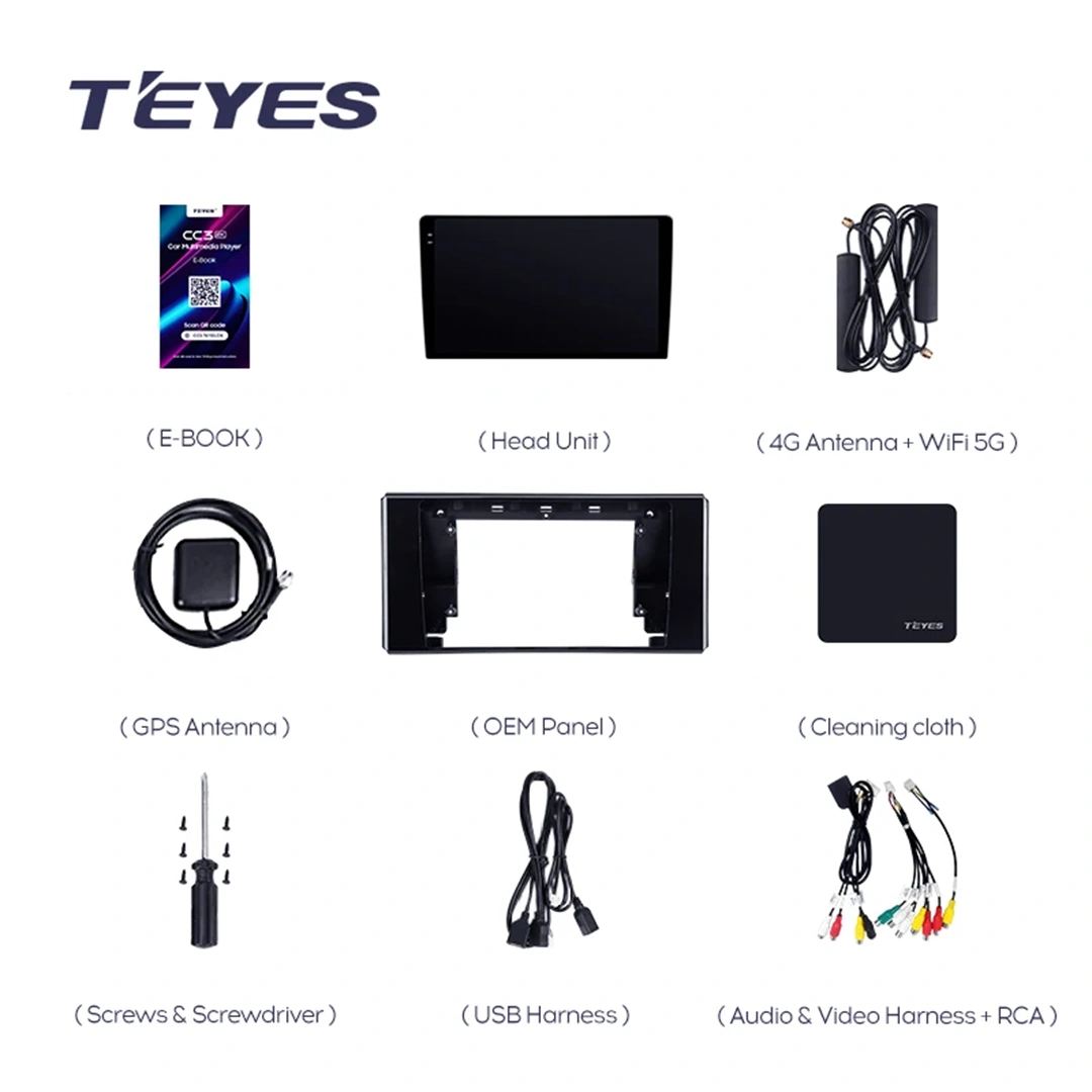 Soundhouse - Navigatie Auto Teyes CC4L Toyota Land Cruiser 12 J300 2021-2023 6+64GB 9" QLED Qualcomm 2Ghz, Android 4G Bluetooth 5.1 DSP