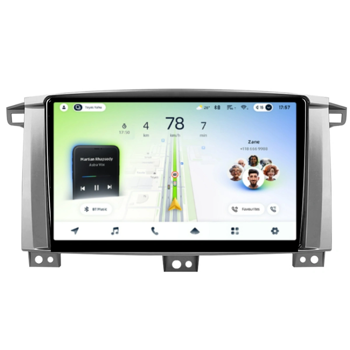 Soundhouse - Navigatie Auto Teyes CC4L Toyota Land Cruiser LC J100 2002-2007 6+64GB 9" QLED Qualcomm 2Ghz, Android 4G Bluetooth 5.1 DSP
