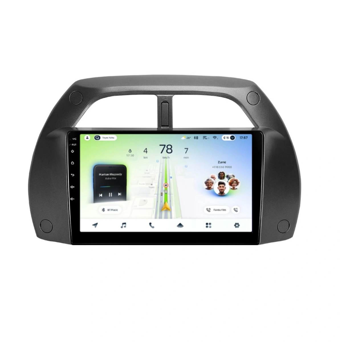 Soundhouse - Navigatie Auto Teyes CC4L Toyota RAV4 2 XA20 2000-2003 6+64GB 9" QLED Qualcomm 2Ghz, Android 4G Bluetooth 5.1 DSP