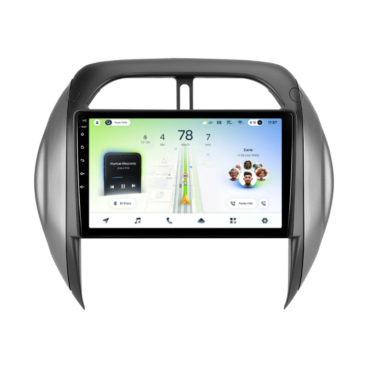 Soundhouse - Navigatie Auto Teyes CC4L Toyota RAV4 2 XA20 2003-2005 6+64GB 9" QLED Qualcomm 2Ghz, Android 4G Bluetooth 5.1 DSP