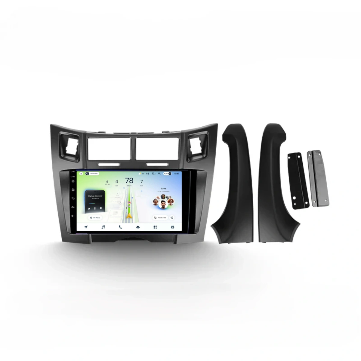 Soundhouse - Navigatie Auto Teyes CC4L Toyota Yaris 2005-2012 6+64GB 9" QLED Qualcomm 2Ghz, Android 4G Bluetooth 5.1 DSP