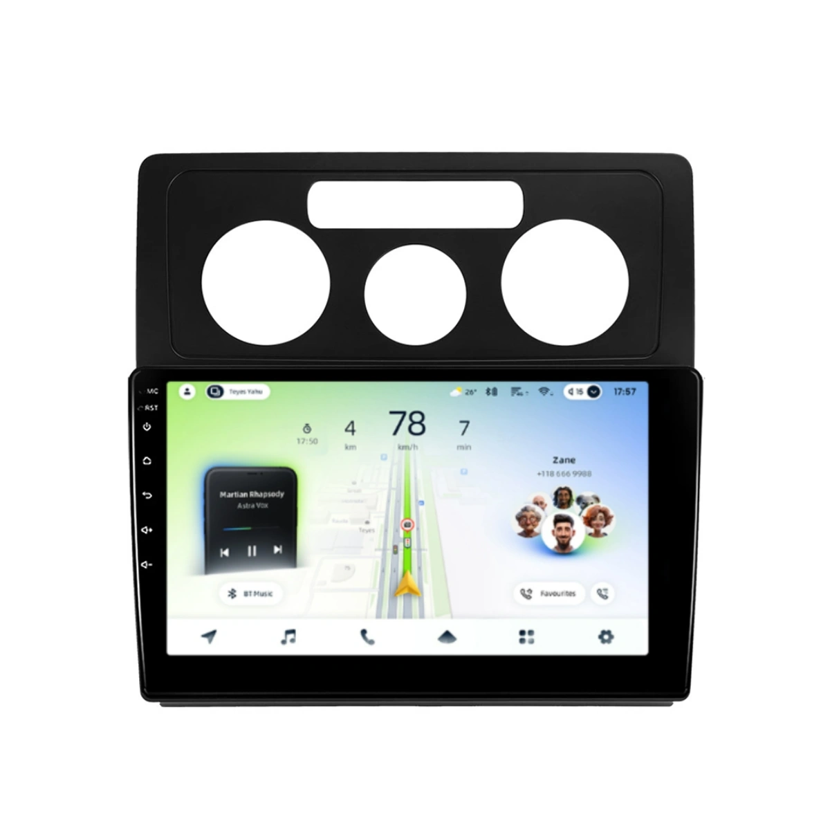 NAVIGATII VOLKSWAGEN - Navigatie Auto Teyes CC4L Volkswagen Caddy 3 2004-2010 6+64GB 10.2" QLED Qualcomm 2Ghz, Android 4G Bluetooth 5.1 DSP