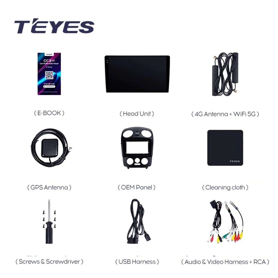 Navigatie Auto Teyes CC4L Volkswagen New Beetle 1998-2010 6+64GB 9" QLED Qualcomm 2Ghz, Android 4G Bluetooth 5.1 DSP [2]