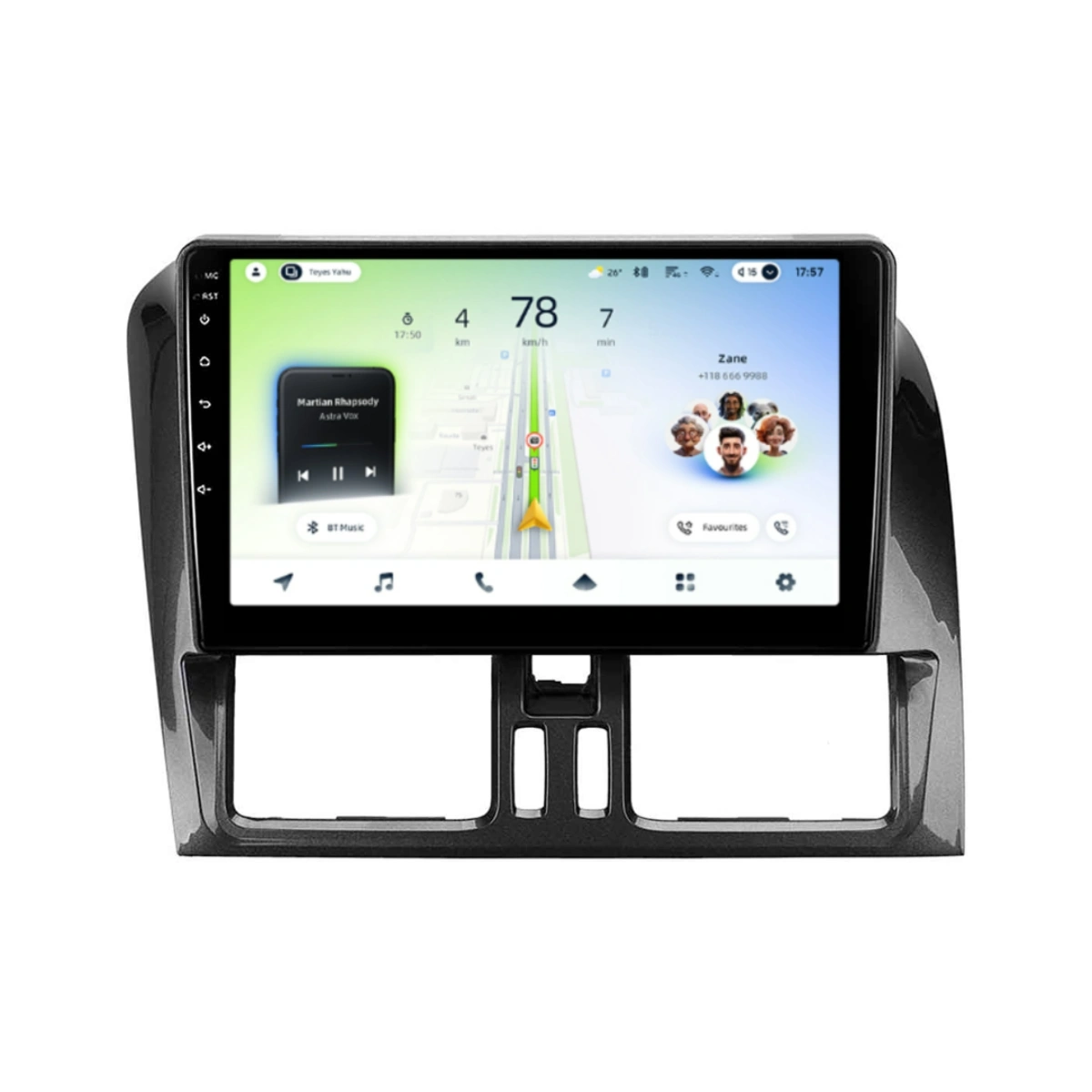 NAVIGATII VOLVO - Navigatie Auto Teyes CC4L Volvo XC60 2008-2017 6+64GB 9" QLED Qualcomm 2Ghz, Android 4G Bluetooth 5.1 DSP