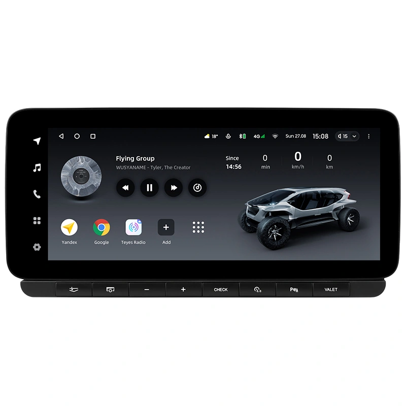 Navigatii Auto - Navigatie Auto Teyes Lux One Audi A6 C6 2004-2011 6+128GB 12.3" IPS Octa-core 2Ghz, Android 4G Bluetooth 5.1 DSP
