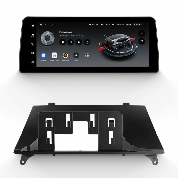 Navigatii Auto - Navigatie auto Teyes Lux One BMW X6 E71 2010-2014 CIC 6+128GB 12.3” IPS Octa-Core 2.0 GHz Android 4G DSP Bluetooth 5.1