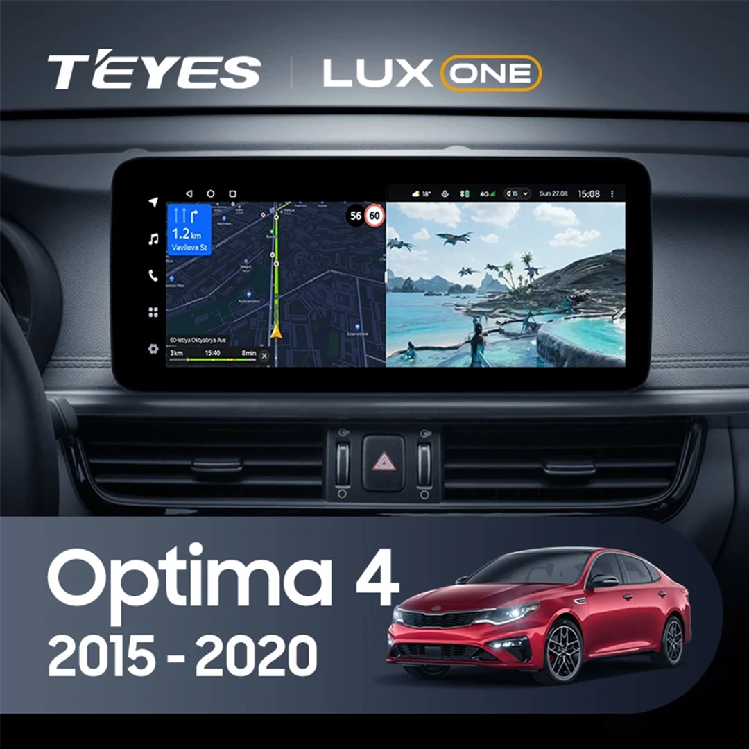 Navigatie Auto Teyes Lux One Kia Optima 4 2016-2020 4+32GB 12.3" IPS Octa-core 2Ghz, Android 4G Bluetooth 5.1 DSP [1]