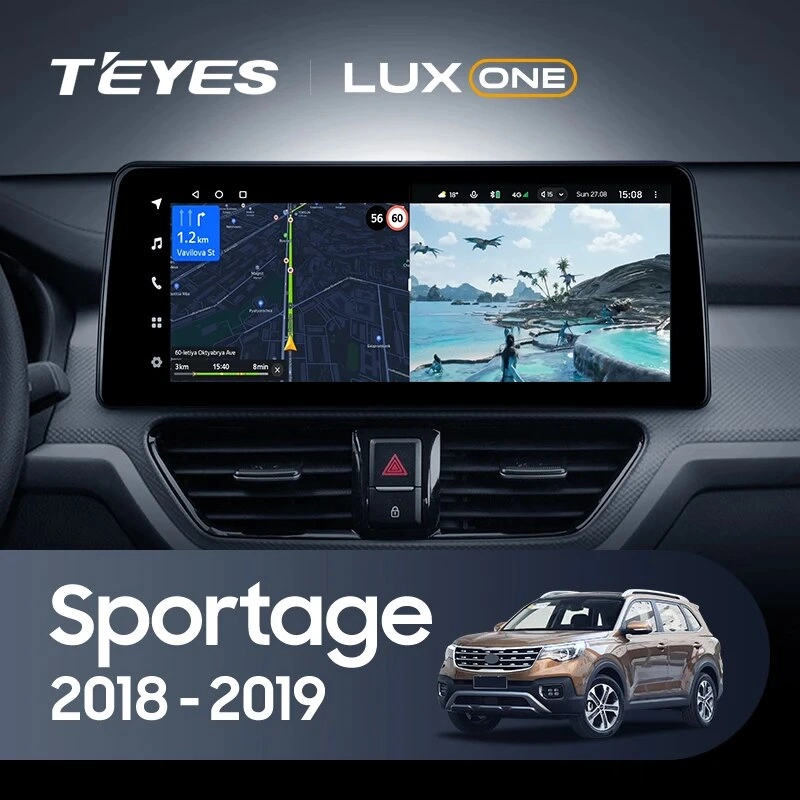 Navigatie Auto Teyes Lux One Kia Sportage 4 2018-2020 4+32GB 12.3" IPS Octa-core 2Ghz, Android 4G Bluetooth 5.1 DSP [1]
