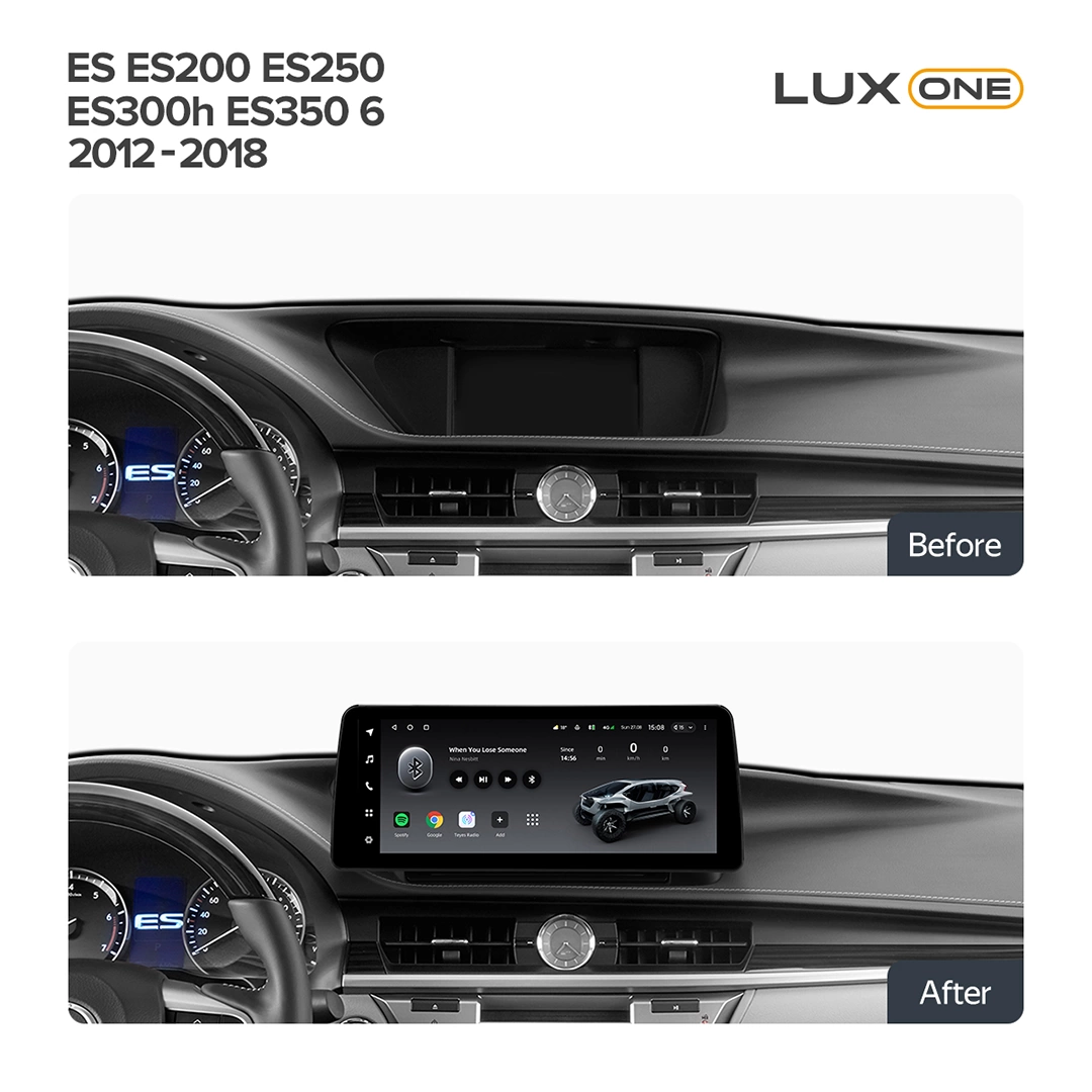 Navigatie Auto Teyes Lux One Lexus Lexus ES ES200 ES250 ES300h ES350 XV60 VI 6 2012-2018 4+32GB 12.3" IPS Octa-core 2Ghz, Android 4G Bluetooth 5.1 DSP [2]