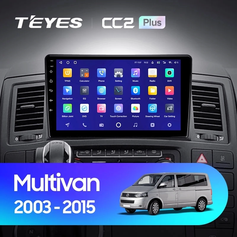Navigatie Auto Teyes SPRO PLUS Volkswagen Transporter T5 2003-2015 4+32 9" IPS Octa-core 1.8Ghz Android 4G Bluetooth DSP [1]