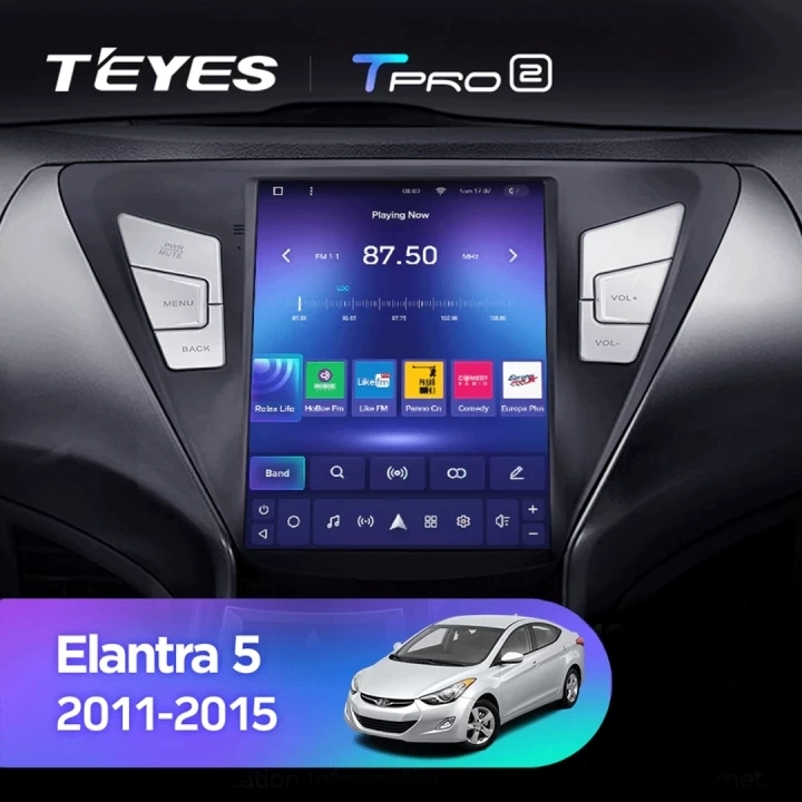 Navigatie Auto Teyes Tip Tesla TPRO 2 Hyundai Elantra 5 2010-2016 3+32GB 9.7" QLED Octa-core 1.8Ghz, Android 4G Bluetooth 5.1 DSP [2]
